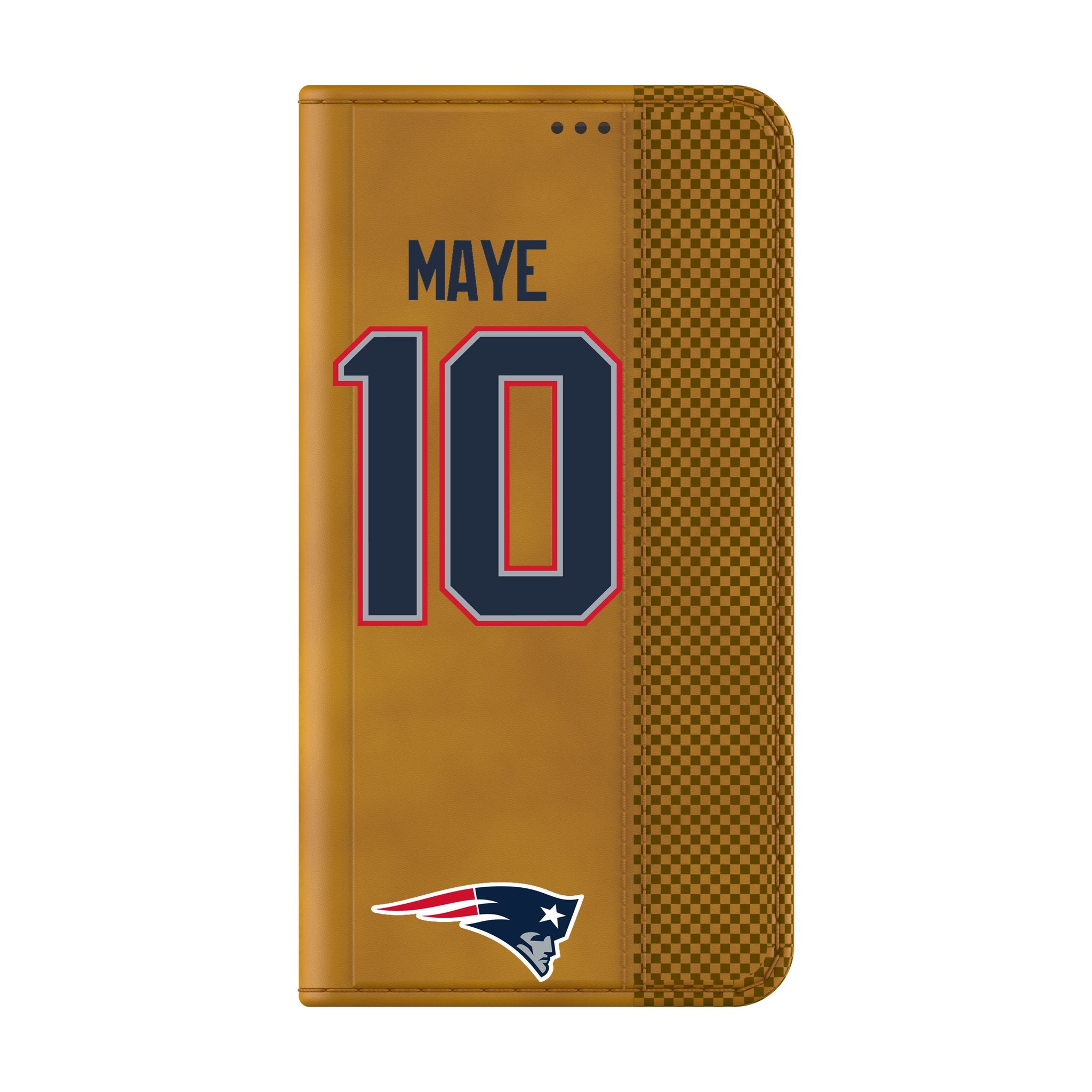 Drake Maye New England Patriots 10 Game Tactic Folio Phone Case for Samsung Galaxy - Sports Gifts, Sports Memorabilia, Sports Collectibles, Fan Shop