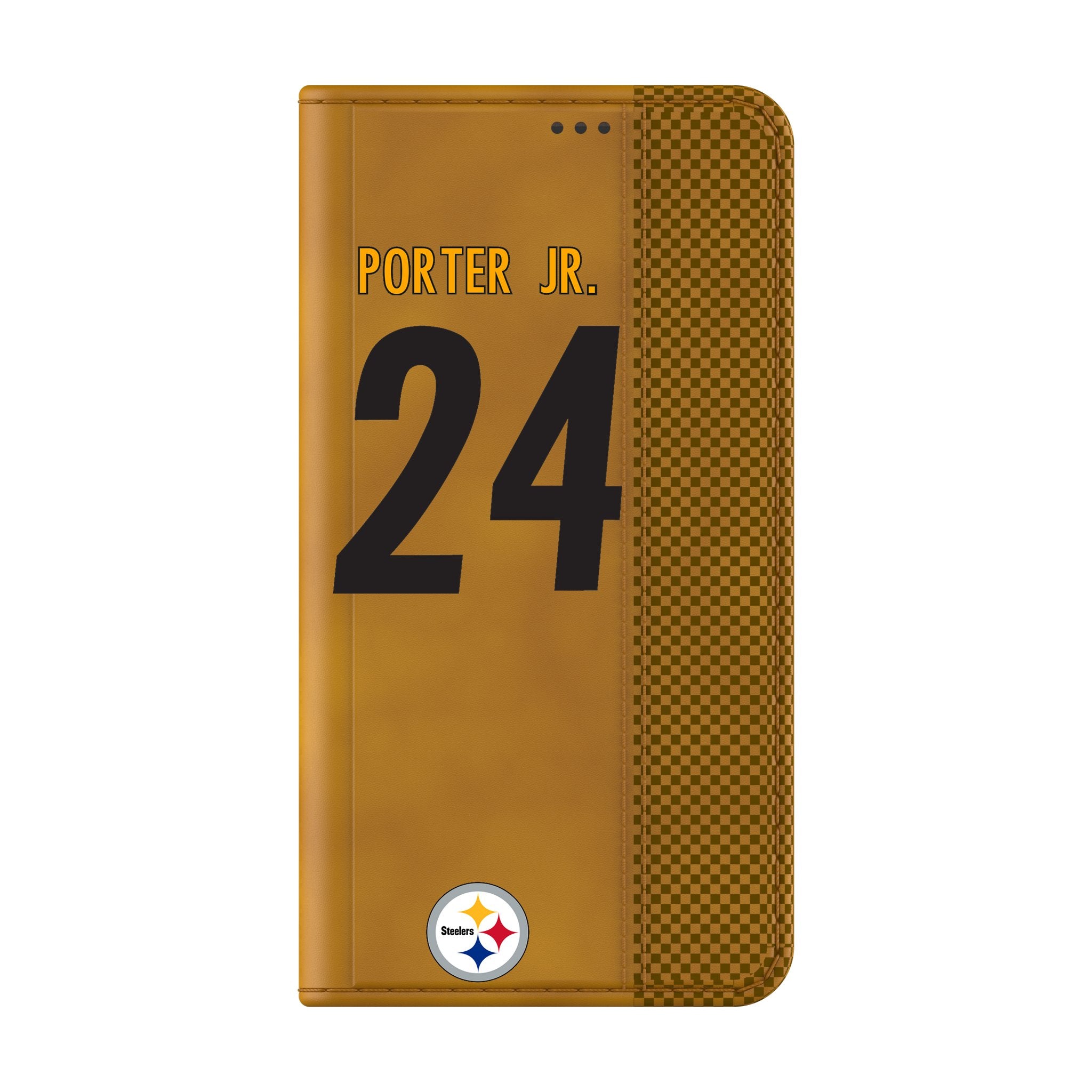 Joey Porter Jr. Pittsburgh Steelers 24 Game Tactic Folio Phone Case for Samsung Galaxy - Sports Gifts, Sports Memorabilia, Sports Collectibles, Fan Shop