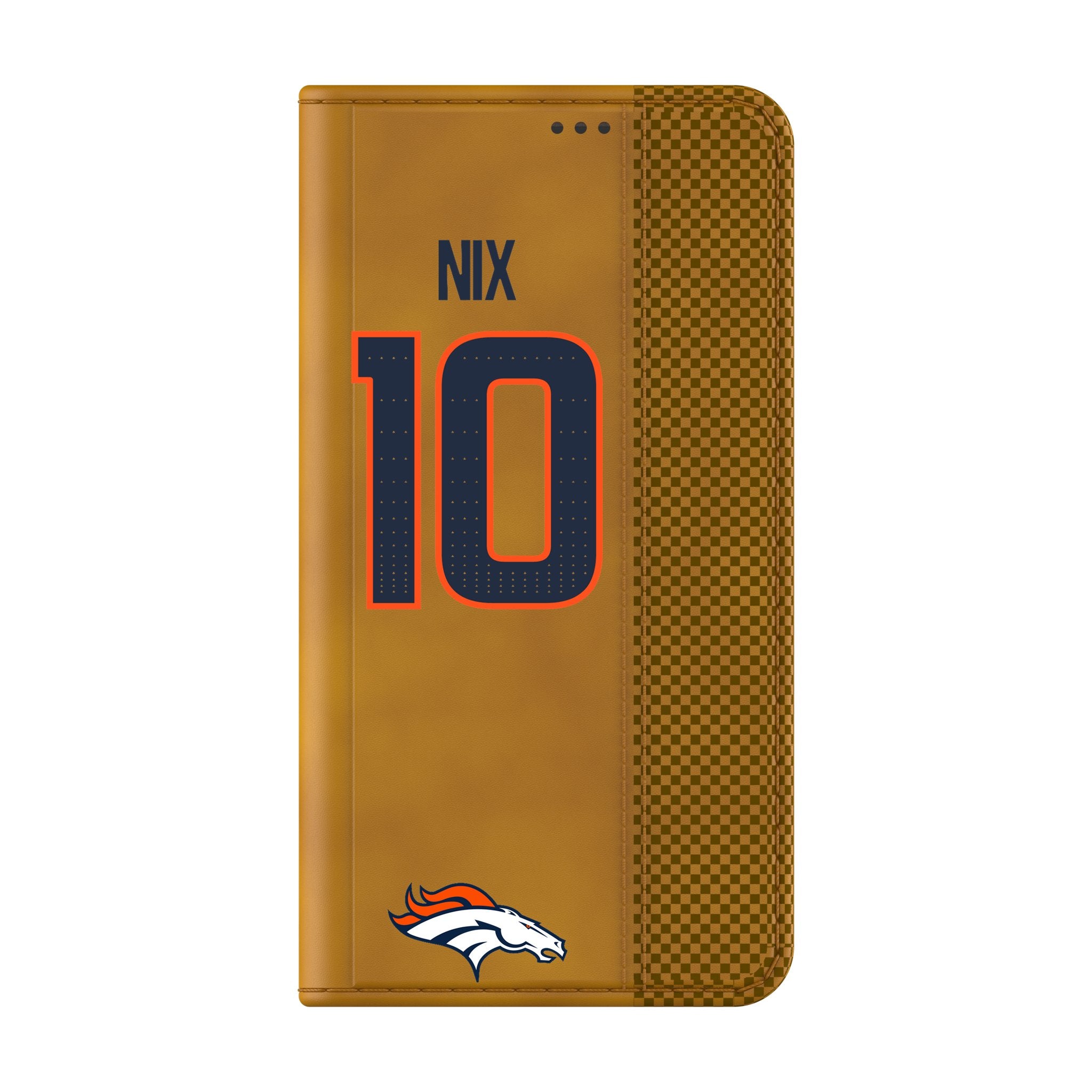 Bo Nix Denver Broncos 10 Game Tactic Folio Phone Case for Samsung Galaxy - Sports Gifts, Sports Memorabilia, Sports Collectibles, Fan Shop