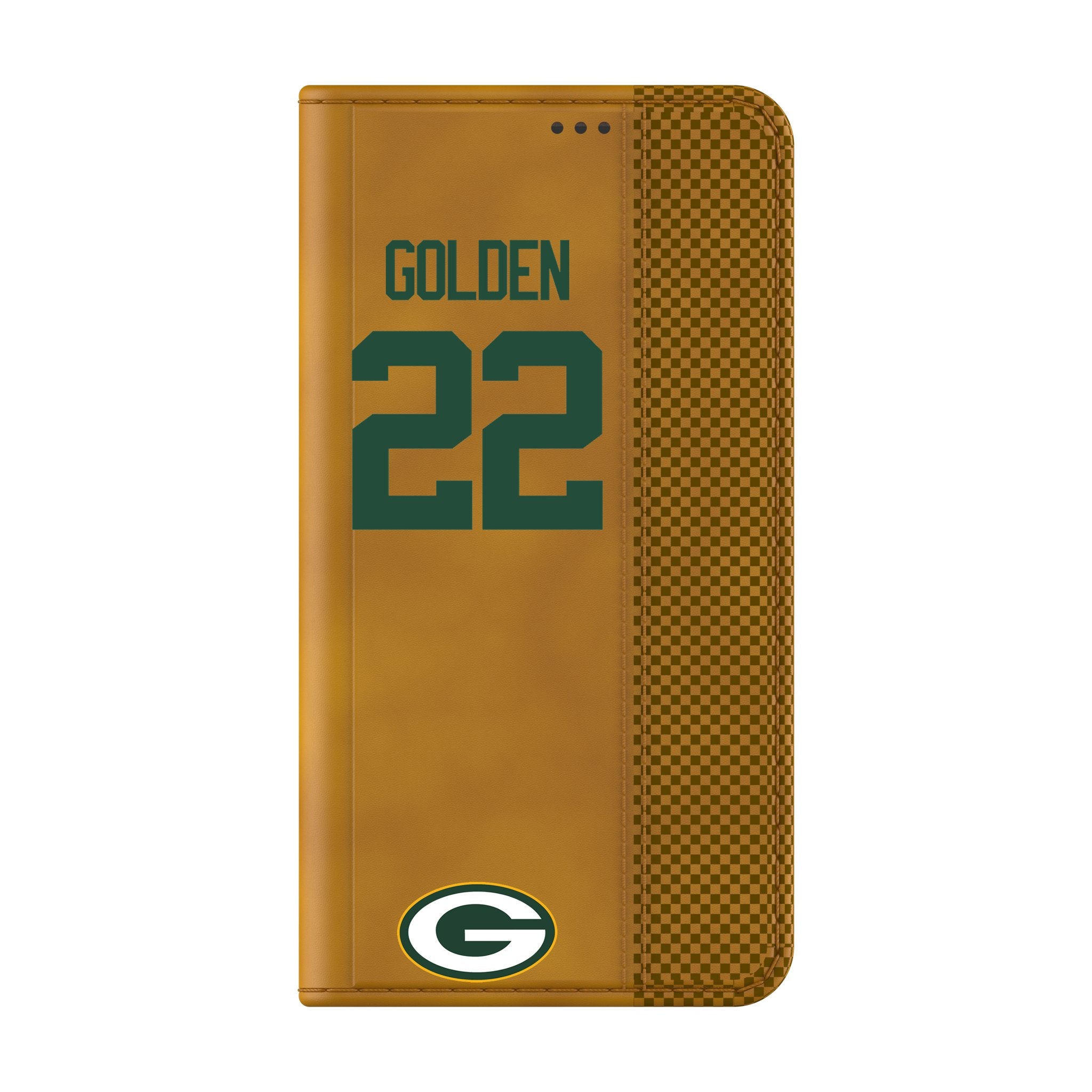 Matthew Golden Green Bay Packers 22 Game Tactic Folio Phone Case for Samsung Galaxy - Sports Gifts, Sports Memorabilia, Sports Collectibles, Fan Shop