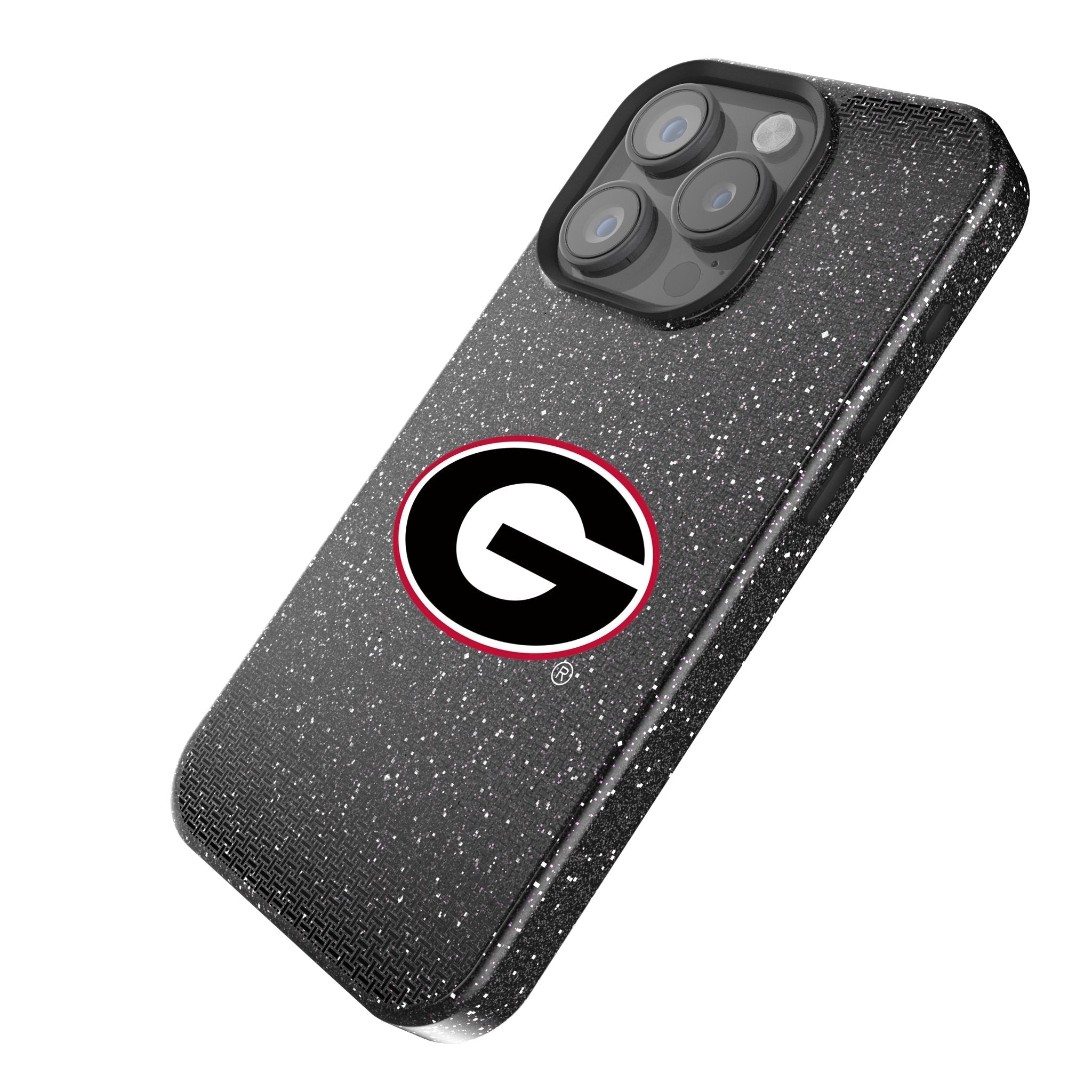 University of Georgia Bulldogs Linen Bling Phone Case for Apple iPhone - Sports Gifts, Sports Memorabilia, Sports Collectibles, Fan Shop