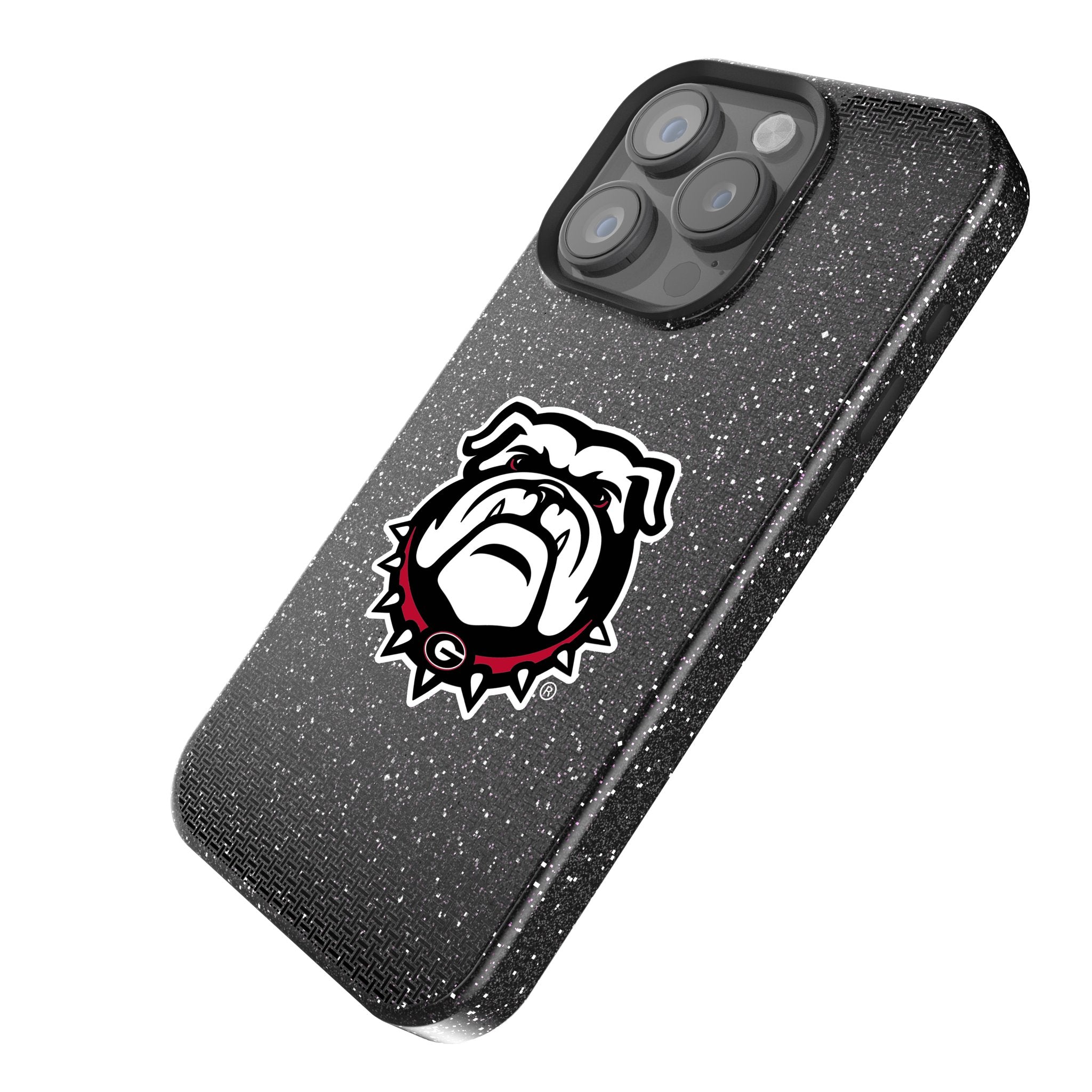 University of Georgia Bulldogs Uga Linen Bling Phone Case for Apple iPhone - Sports Gifts, Sports Memorabilia, Sports Collectibles, Fan Shop