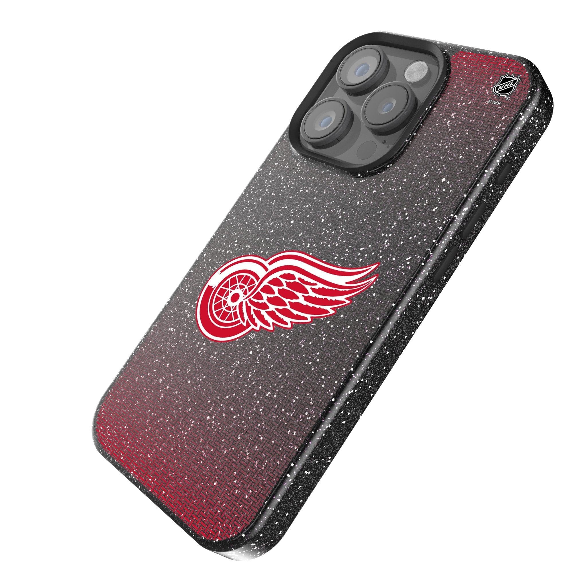 Detroit Red Wings Linen Bling Phone Case for Apple iPhone - Sports Gifts, Sports Memorabilia, Sports Collectibles, Fan Shop