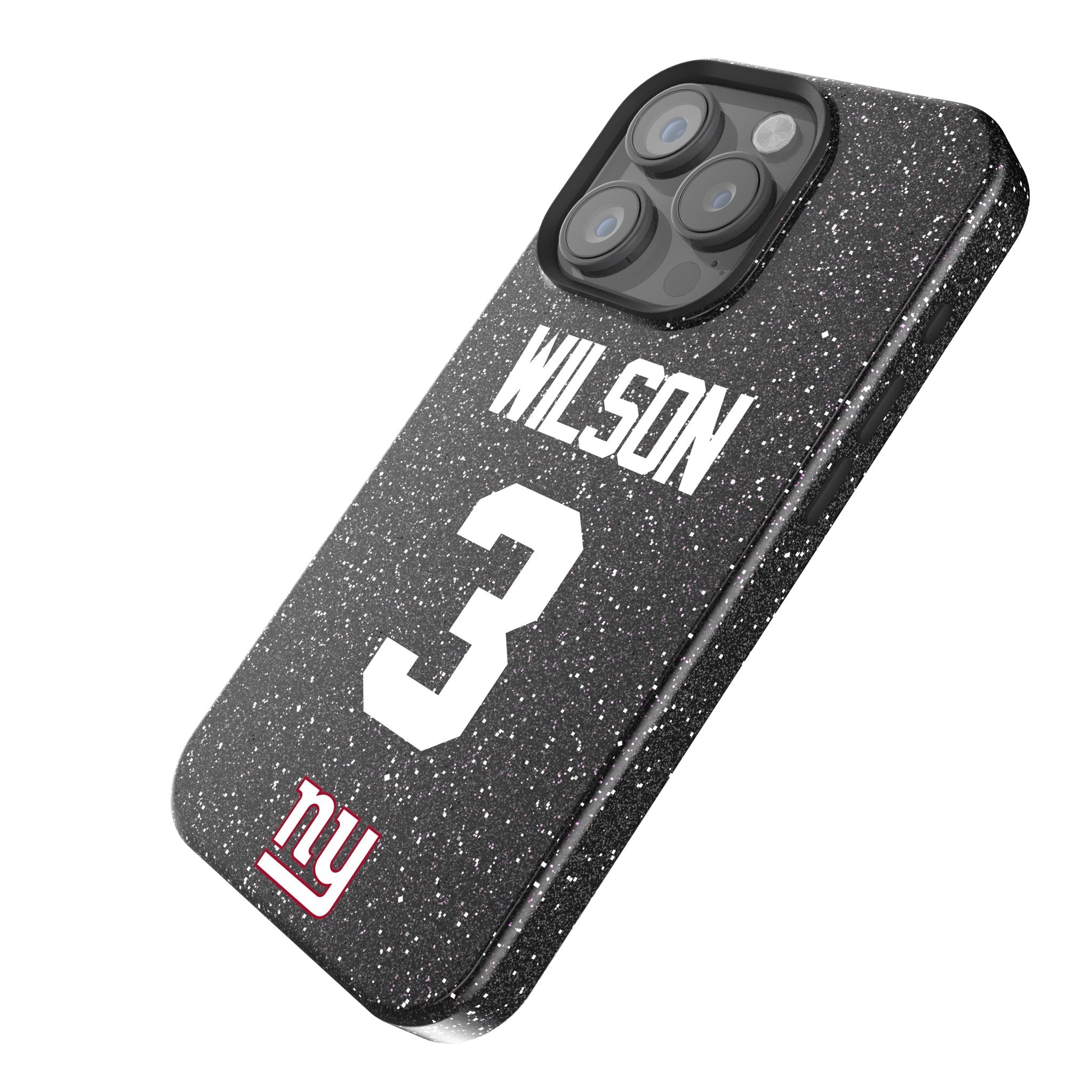 Russell Wilson New York Giants 3 Game Tactic Bling Phone Case for Apple iPhone - Sports Gifts, Sports Memorabilia, Sports Collectibles, Fan Shop