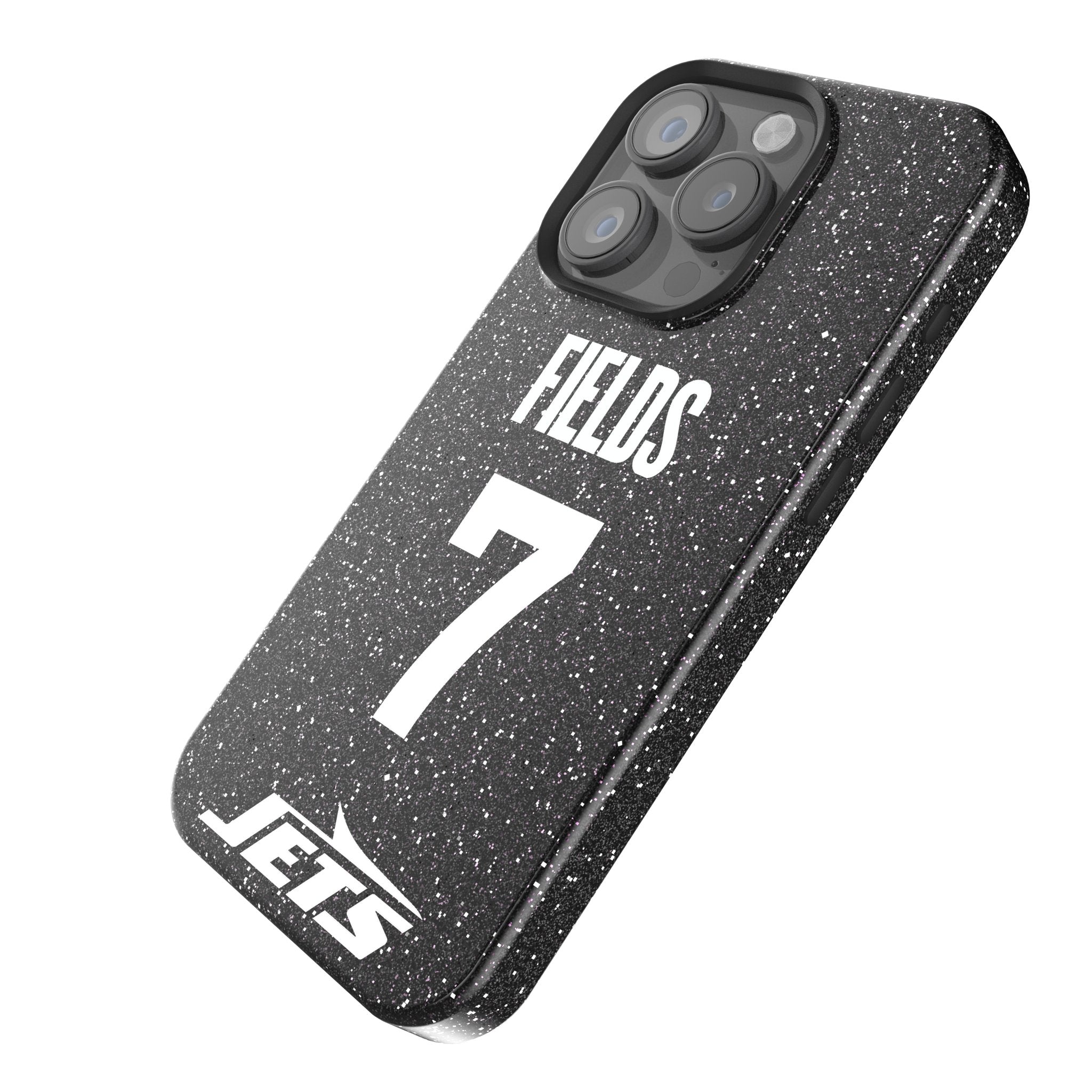 Justin Fields New York Jets 7 Game Tactic Bling Phone Case for Apple iPhone - Sports Gifts, Sports Memorabilia, Sports Collectibles, Fan Shop
