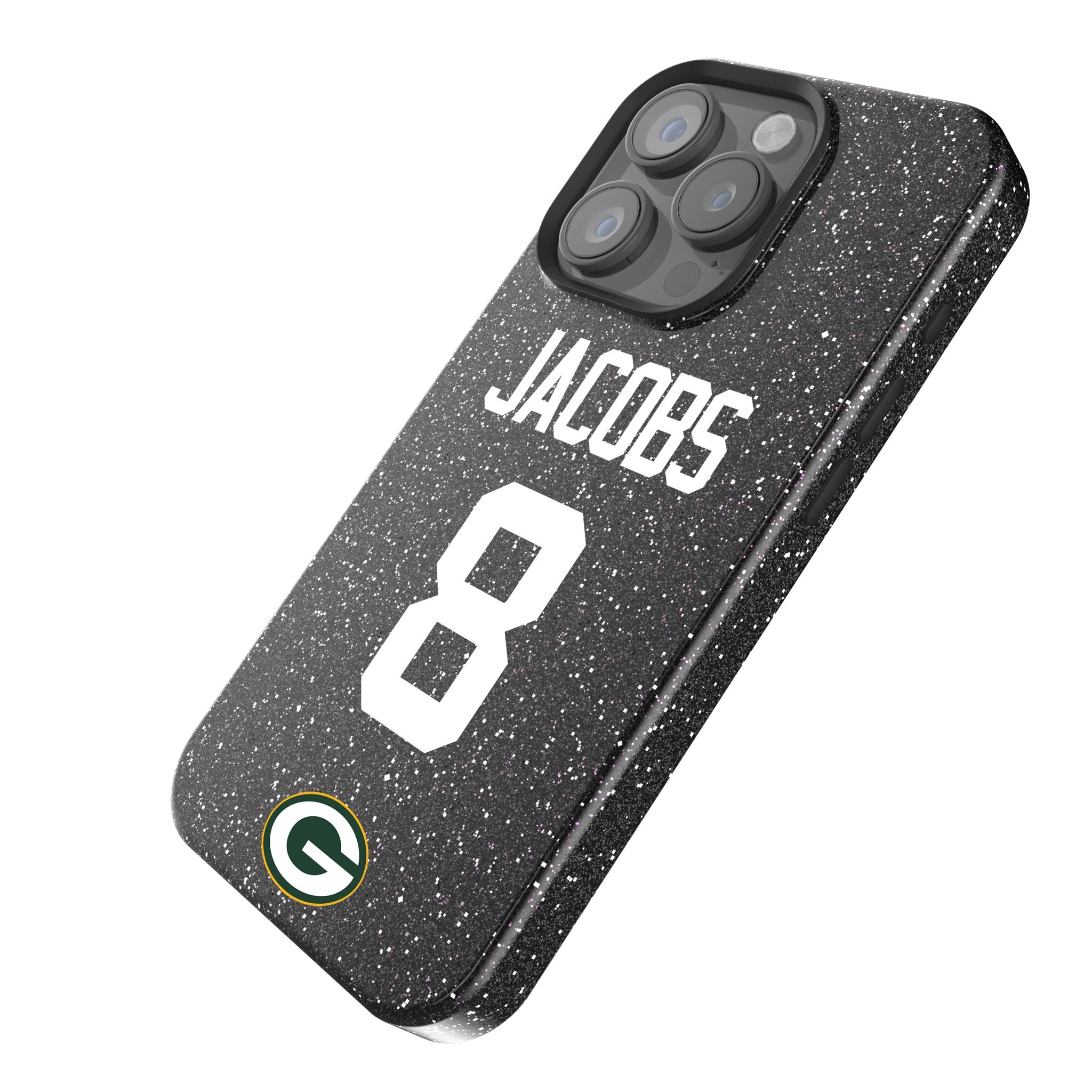 Josh Jacobs Green Bay Packers 8 Ready Bling Phone Case - Sports Gifts, Sports Memorabilia, Sports Collectibles, Fan Shop