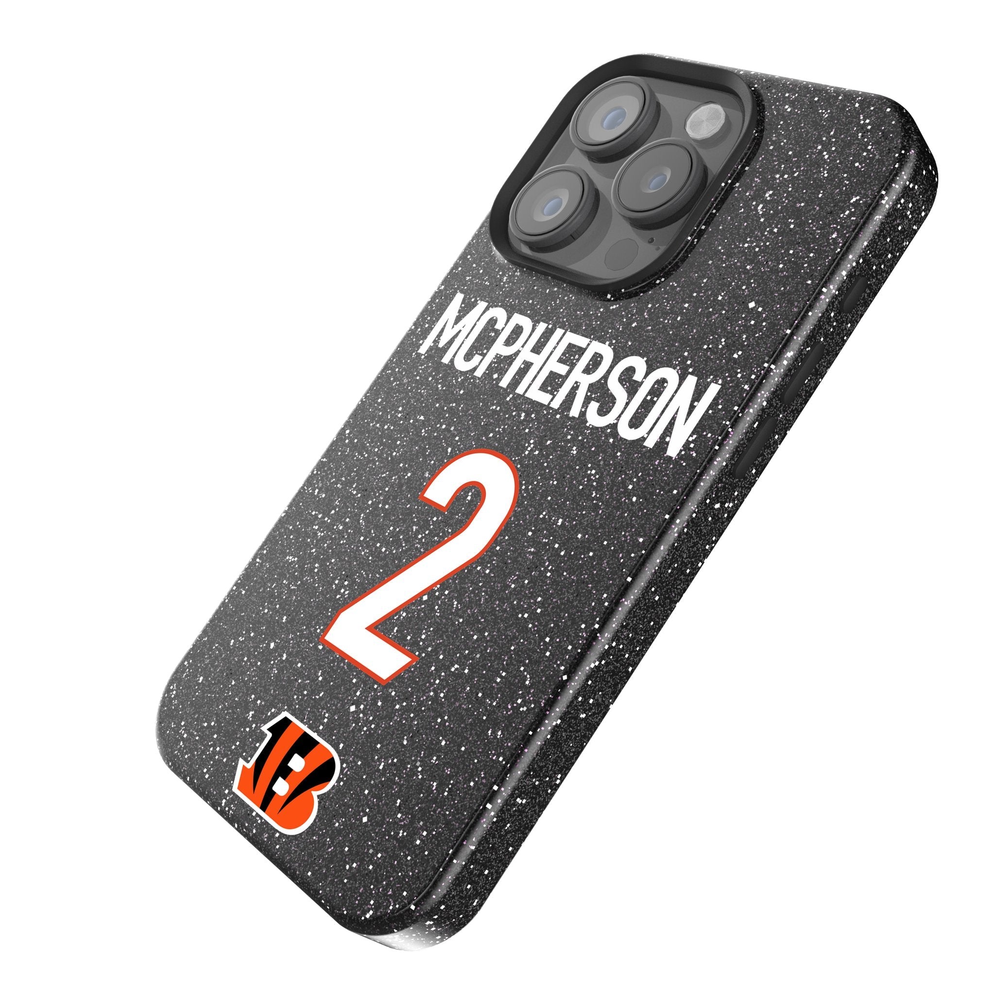 Evan McPherson Cincinnati Bengals 2 Ready Bling Phone Case - Sports Gifts, Sports Memorabilia, Sports Collectibles, Fan Shop