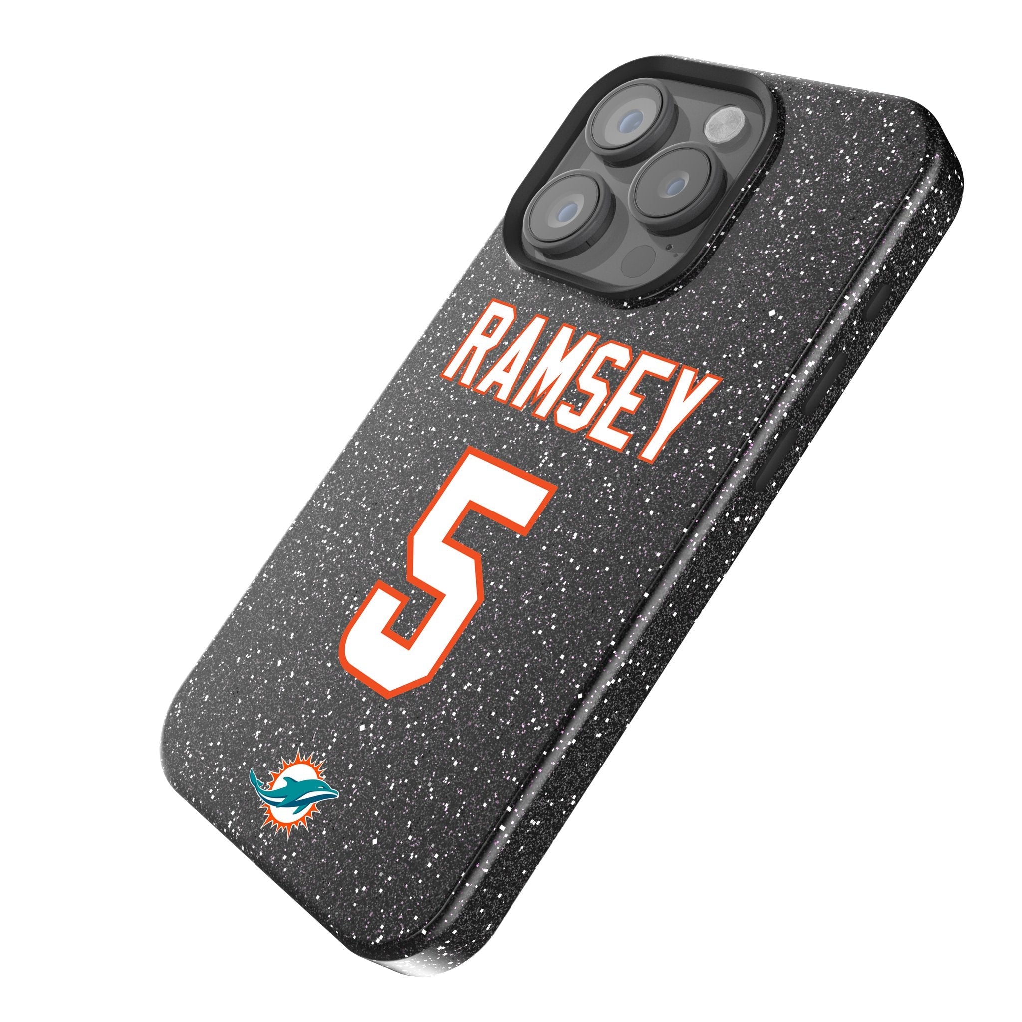 Jalen Ramsey Miami Dolphins 5 Ready Bling Phone Case - Sports Gifts, Sports Memorabilia, Sports Collectibles, Fan Shop