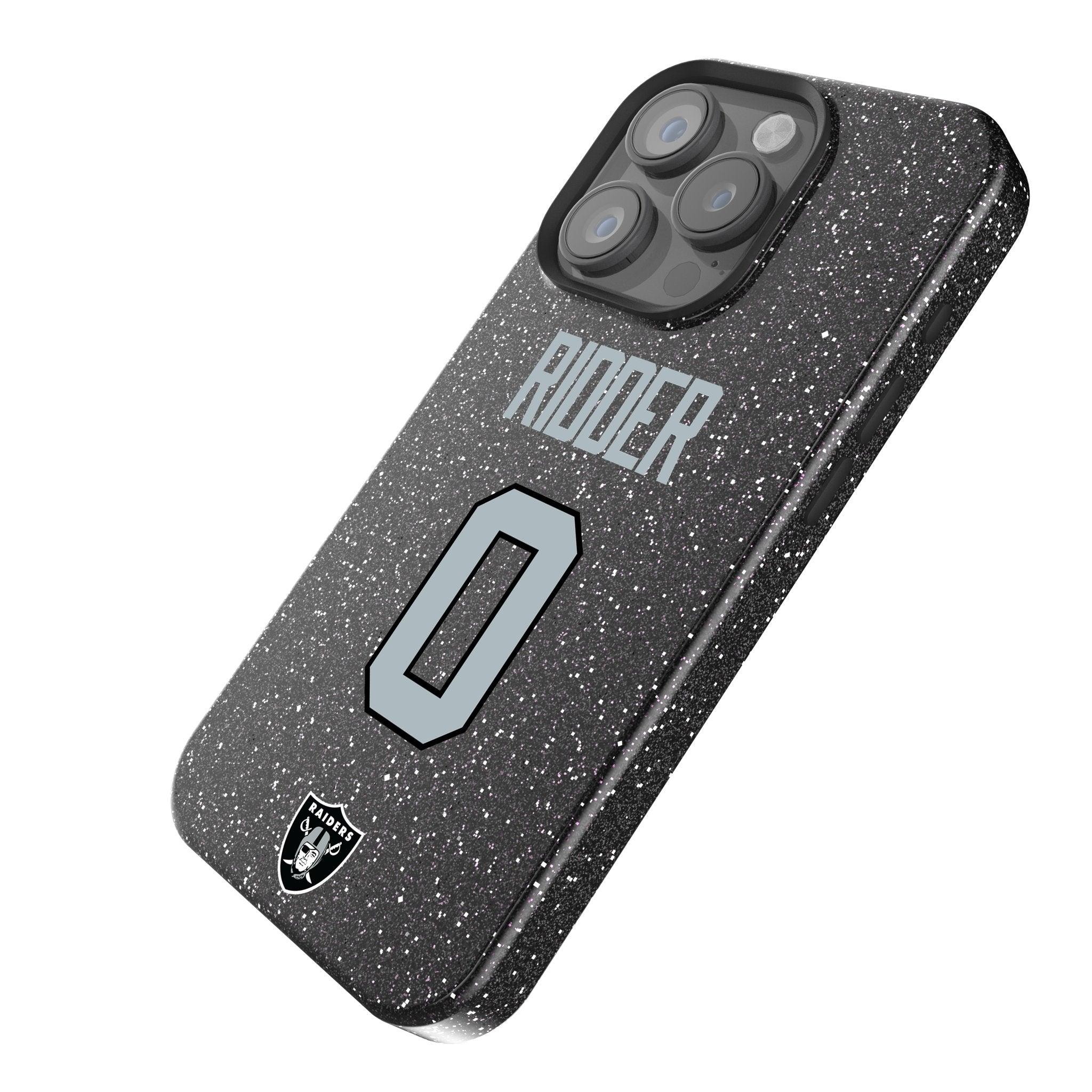 Desmond Ridder Las Vegas Raiders 0 Game Tactic Bling Phone Case for Apple iPhone - Sports Gifts, Sports Memorabilia, Sports Collectibles, Fan Shop