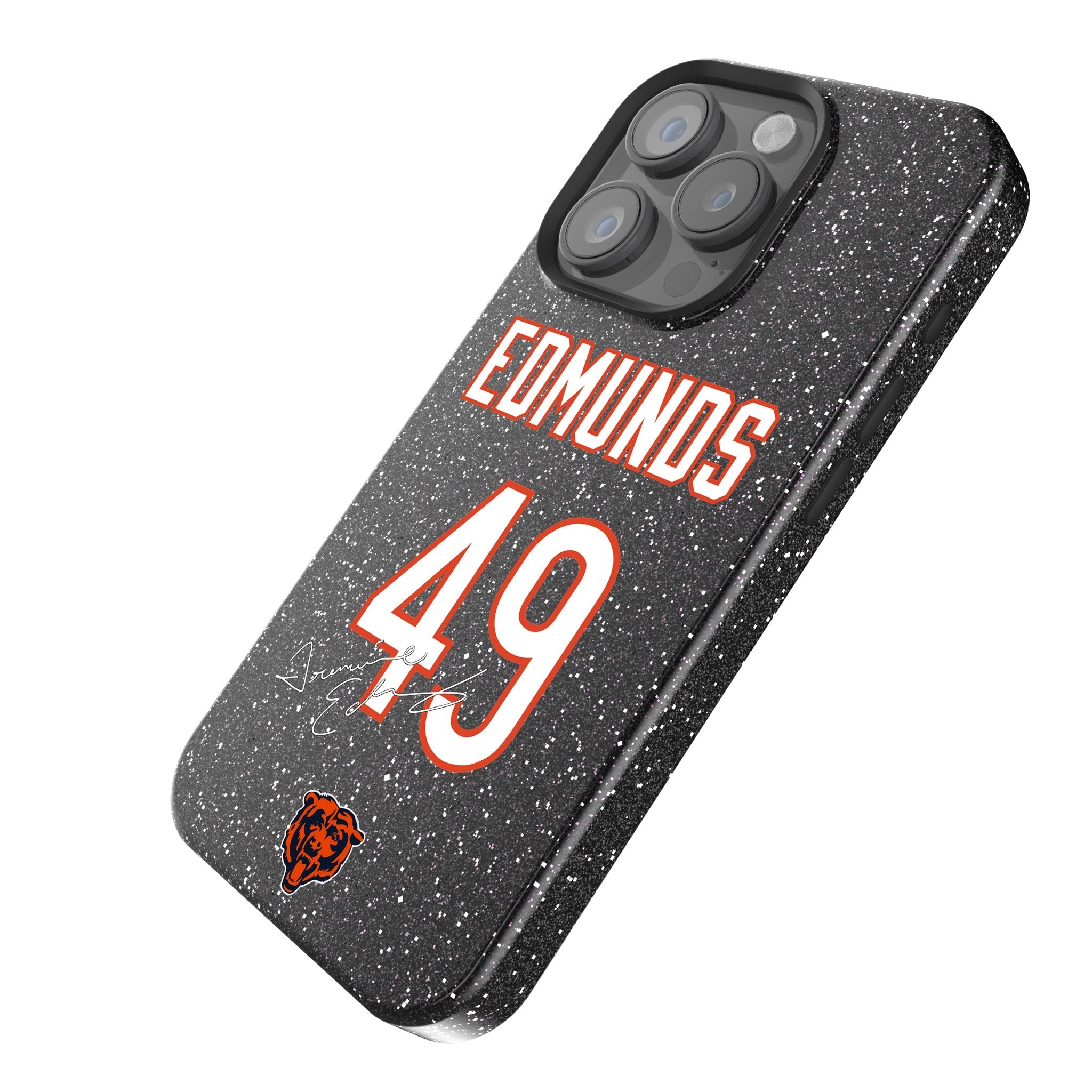 Tremaine Edmunds Chicago Bears 49 Ready Bling Phone Case - Sports Gifts, Sports Memorabilia, Sports Collectibles, Fan Shop
