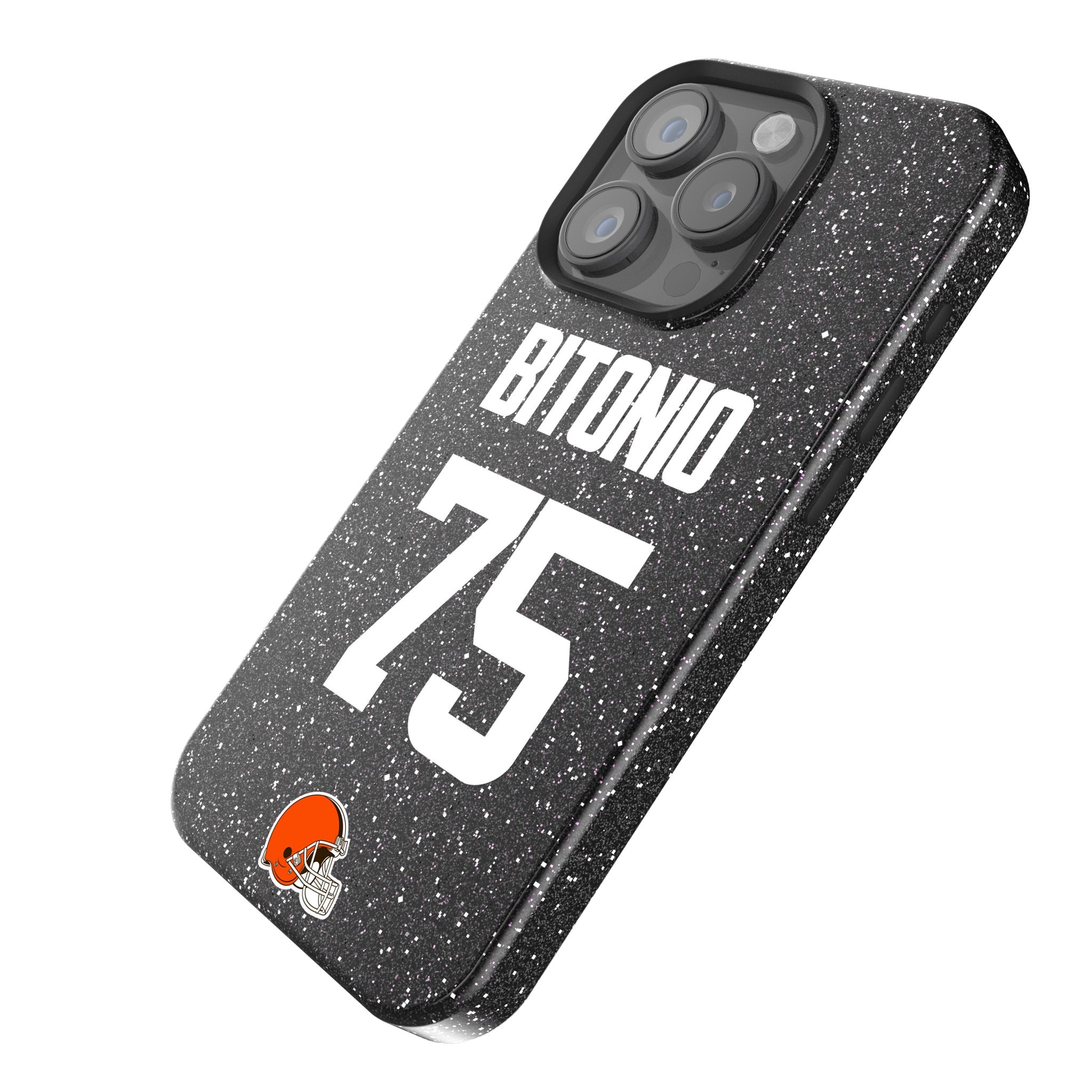 Joel Bitonio Cleveland Browns 75 Ready Bling Phone Case - Sports Gifts, Sports Memorabilia, Sports Collectibles, Fan Shop
