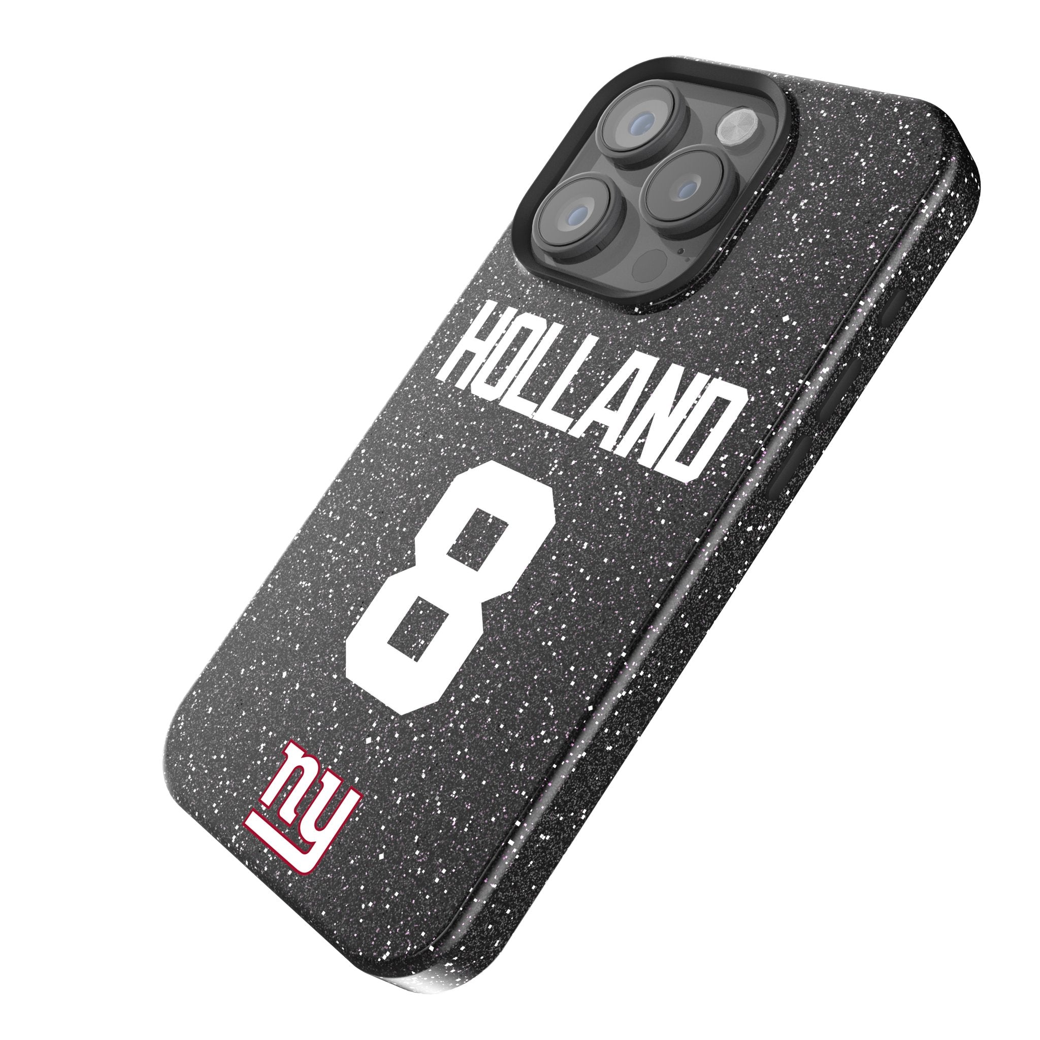 Jevon Holland New York Giants 8 Game Tactic Bling Phone Case for Apple iPhone - Sports Gifts, Sports Memorabilia, Sports Collectibles, Fan Shop