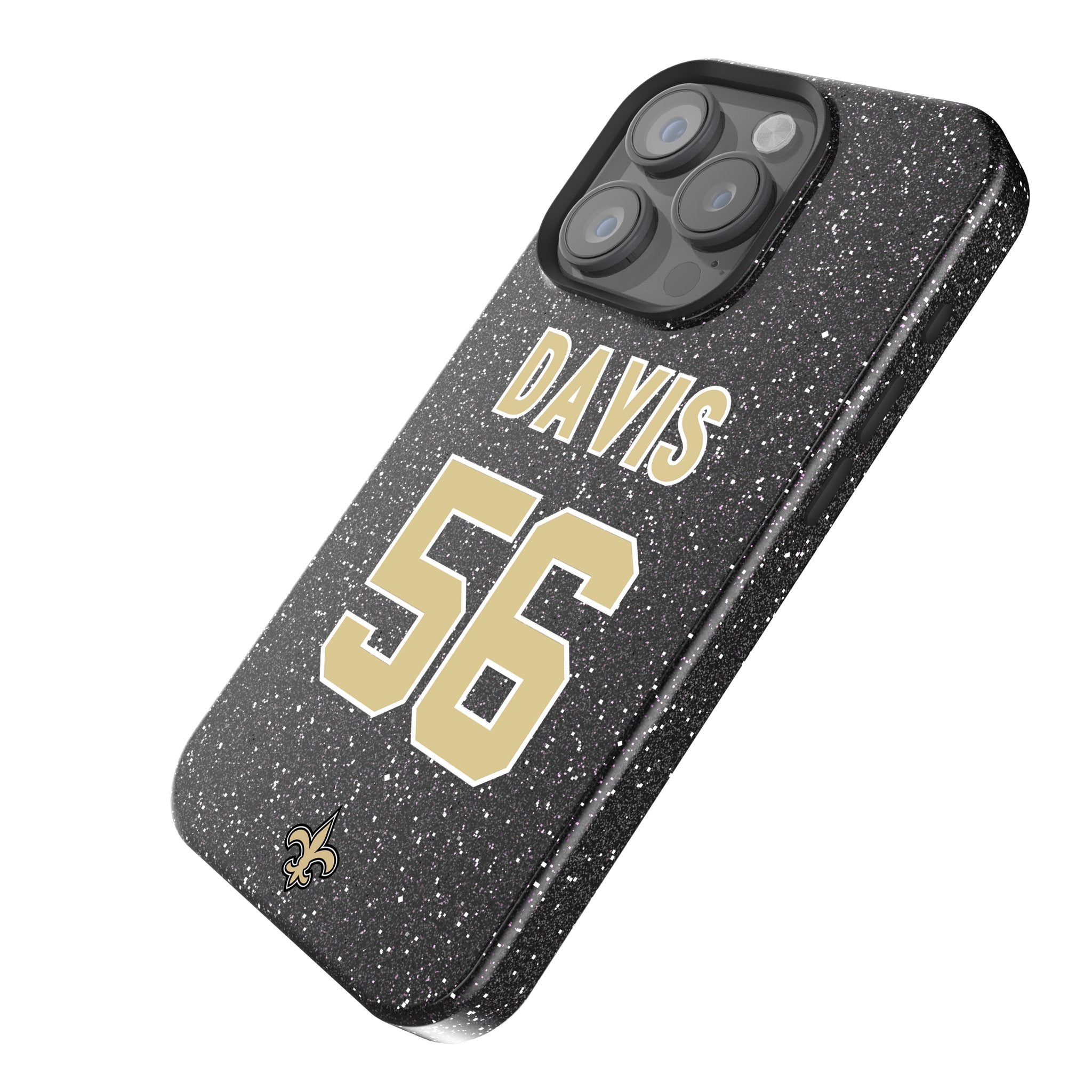 Demario Davis New Orleans Saints 56 Ready Bling Phone Case - Sports Gifts, Sports Memorabilia, Sports Collectibles, Fan Shop