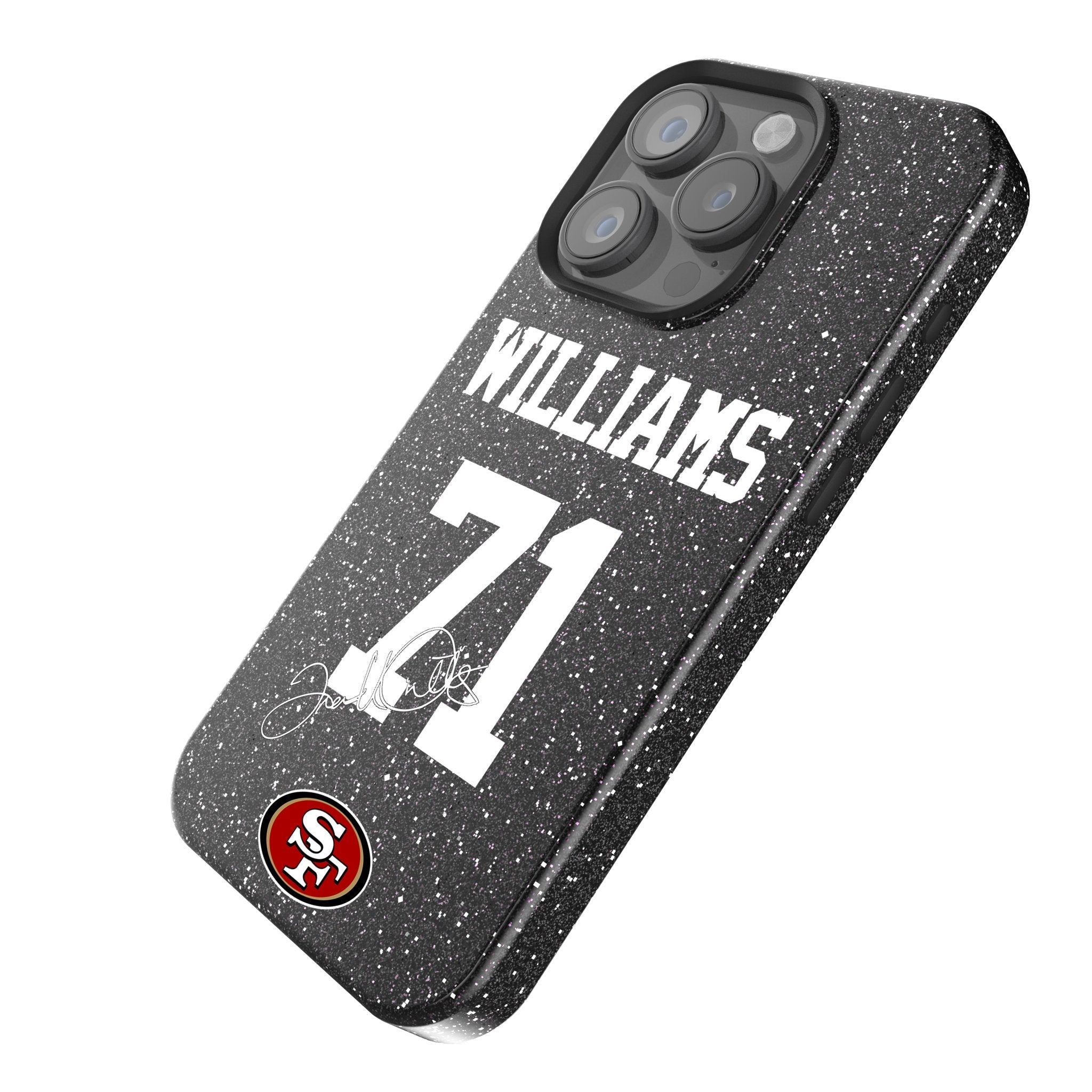 Trent Williams San Francisco 49ers 71 Ready Bling Phone Case - Sports Gifts, Sports Memorabilia, Sports Collectibles, Fan Shop