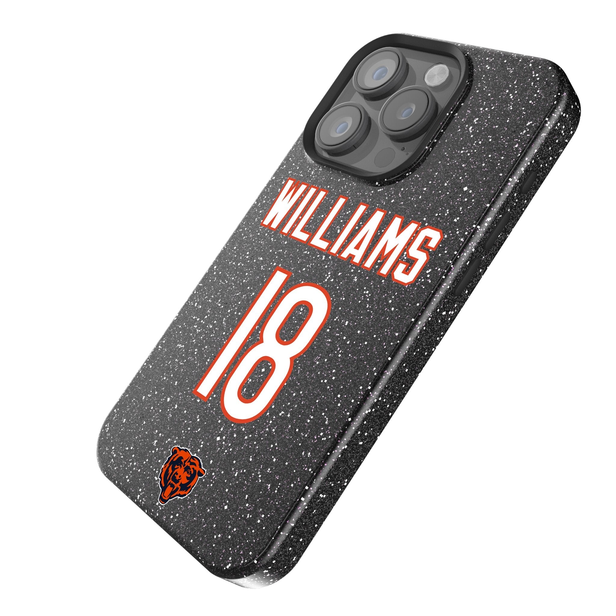 Caleb Williams Chicago Bears 18 Ready Bling Phone Case - Sports Gifts, Sports Memorabilia, Sports Collectibles, Fan Shop