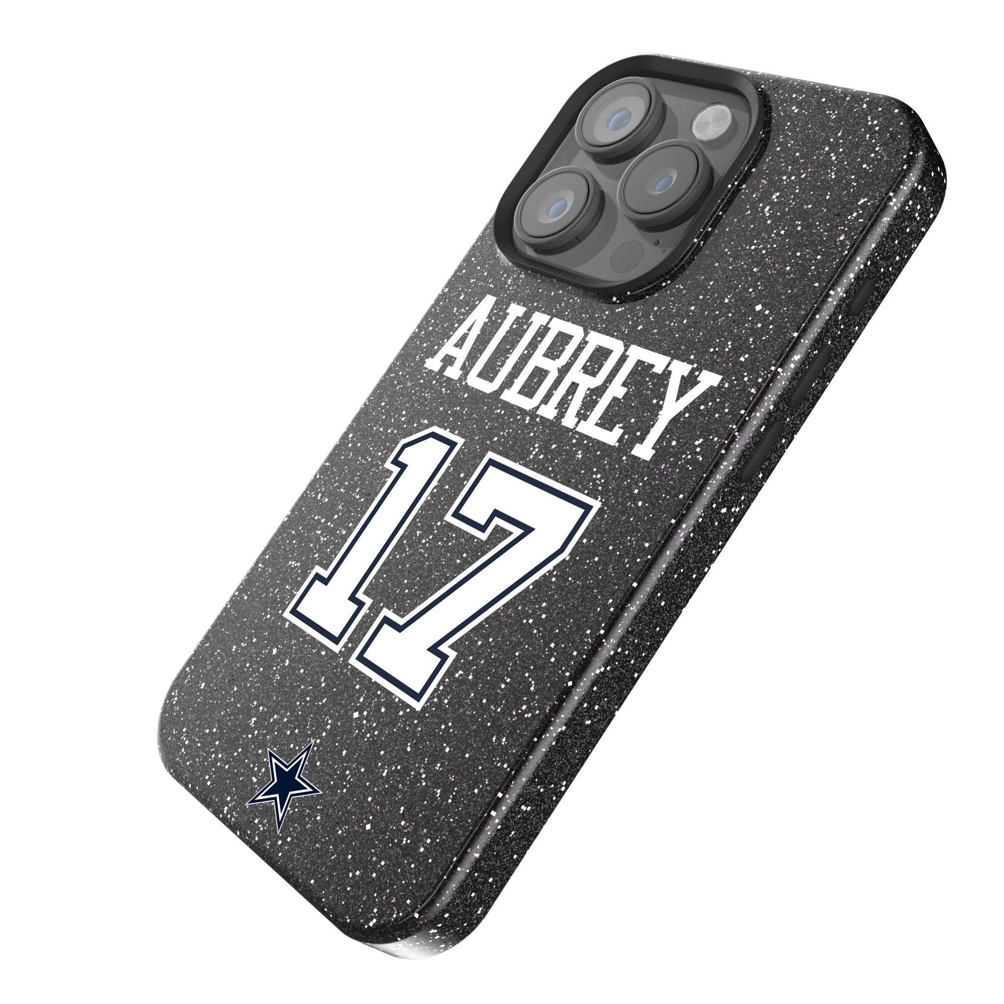 Brandon Aubrey Dallas Cowboys 17 Ready Bling Phone Case - Sports Gifts, Sports Memorabilia, Sports Collectibles, Fan Shop