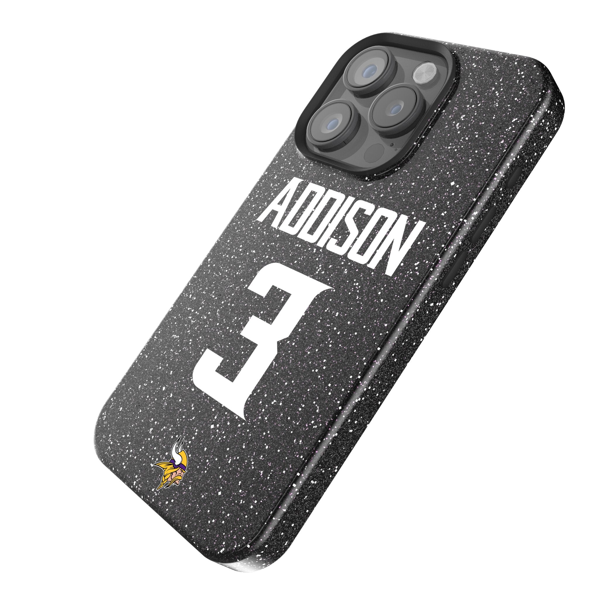 Jordan Addison Minnesota Vikings 3 Ready Bling Phone Case - Sports Gifts, Sports Memorabilia, Sports Collectibles, Fan Shop