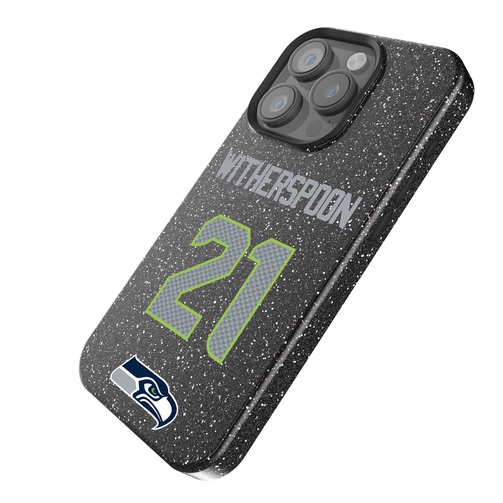 Devon Witherspoon Seattle Seahawks 21 Ready Bling Phone Case - Sports Gifts, Sports Memorabilia, Sports Collectibles, Fan Shop