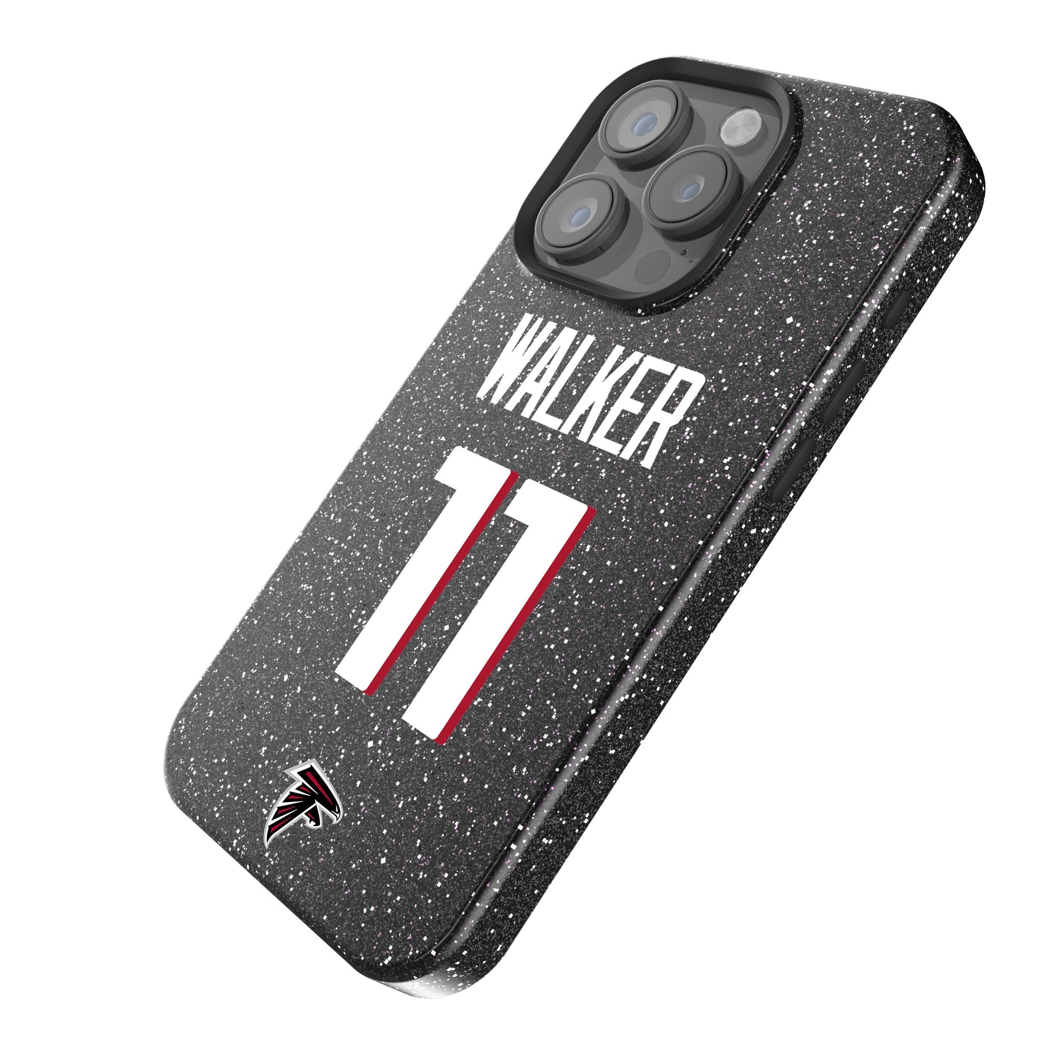 Jalon Walker Atlanta Falcons 11 Game Tactic Bling Phone Case for Apple iPhone - Sports Gifts, Sports Memorabilia, Sports Collectibles, Fan Shop