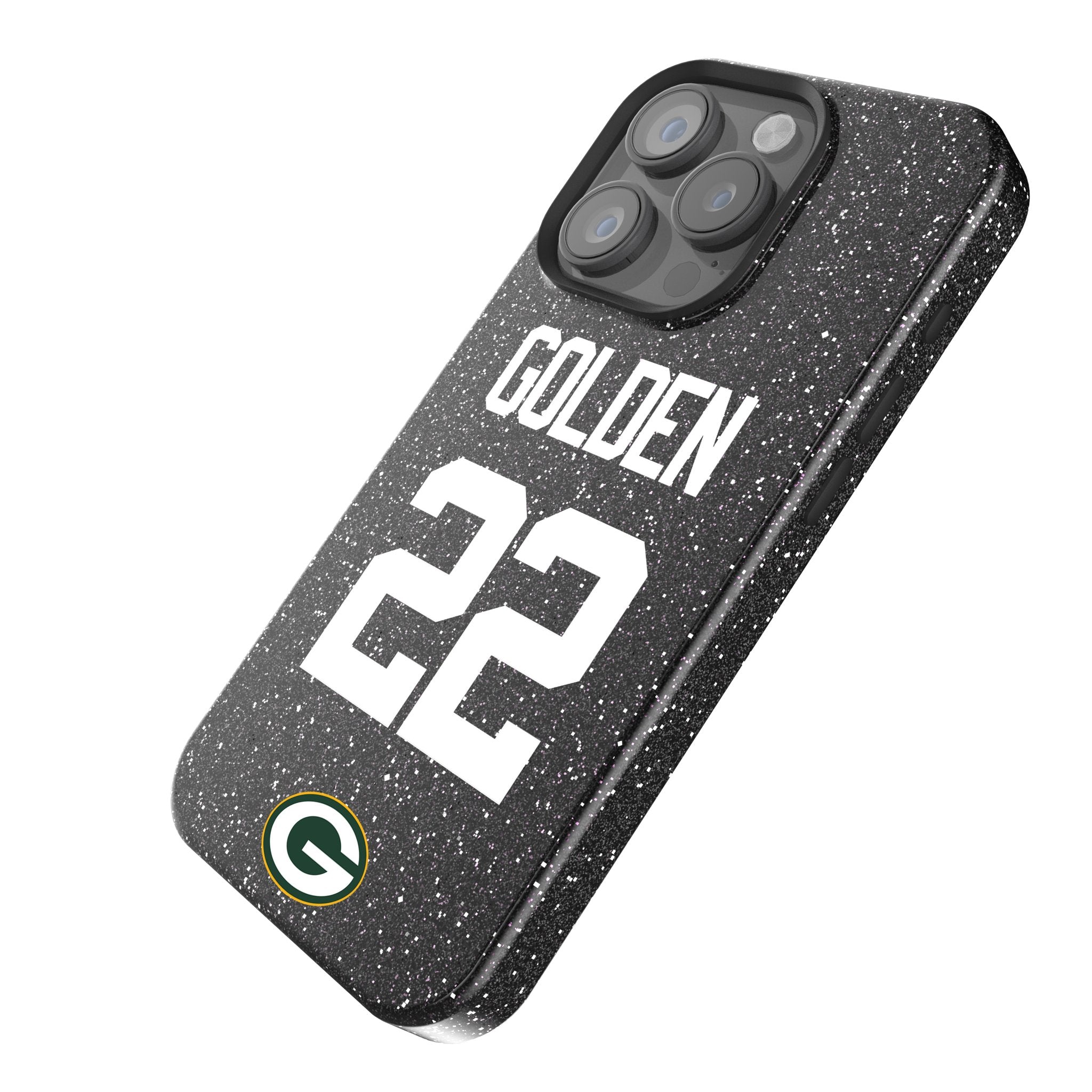 Matthew Golden Green Bay Packers 22 Game Tactic Bling Phone Case for Apple iPhone - Sports Gifts, Sports Memorabilia, Sports Collectibles, Fan Shop