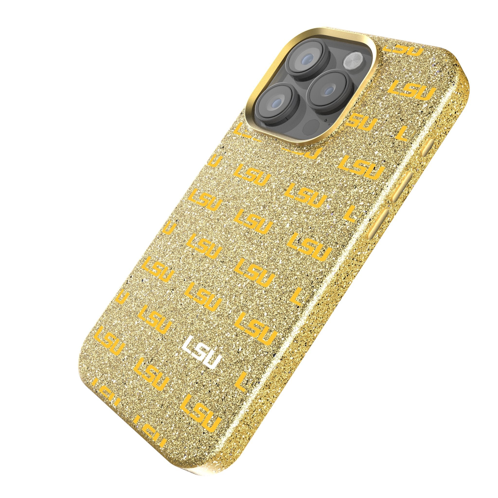 Louisiana State University Tigers Fashion Pattern Bling Phone Case for Apple iPhone - Sports Gifts, Sports Memorabilia, Sports Collectibles, Fan Shop