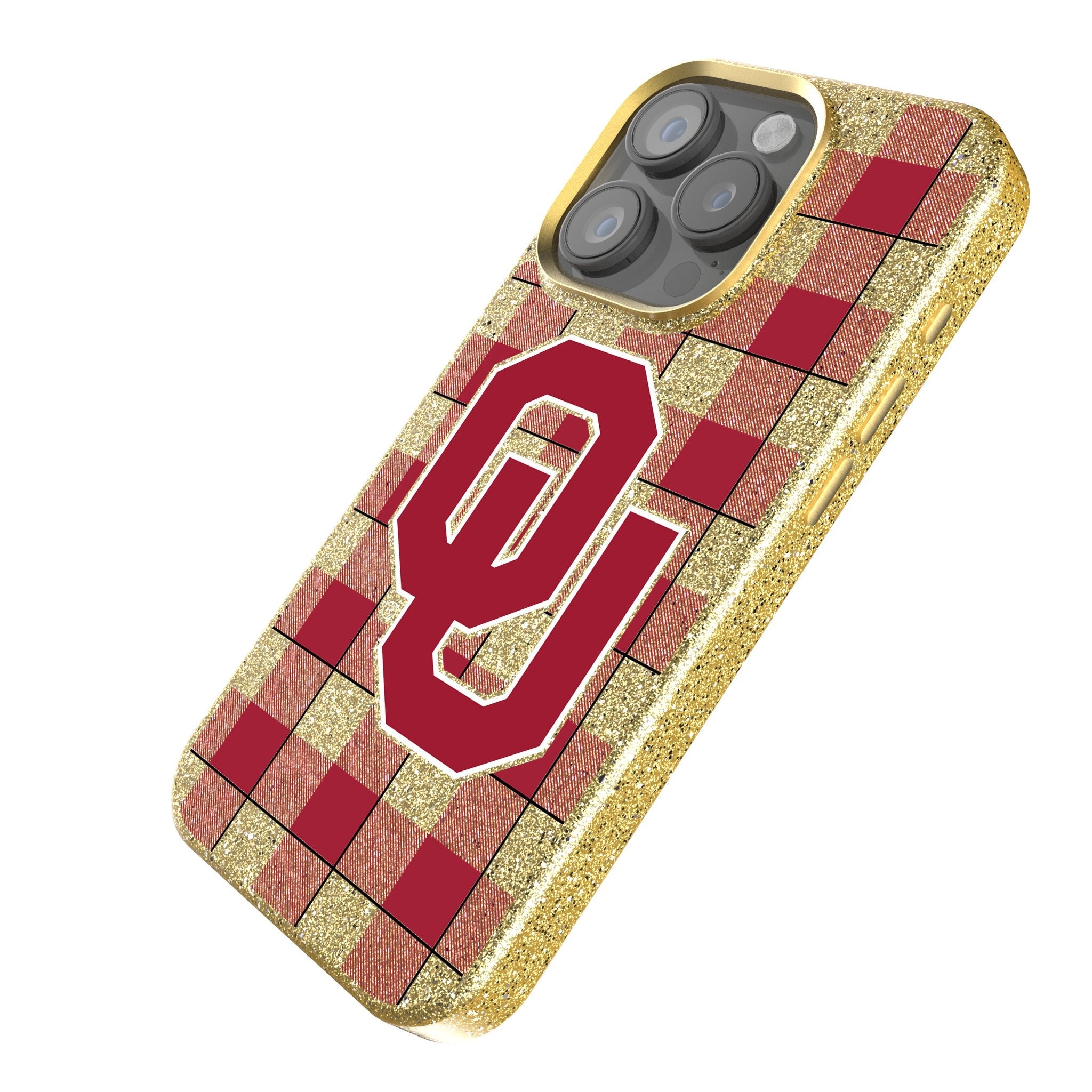 University of Oklahoma Sooners Plaid Bling Phone Case - Sports Gifts, Sports Memorabilia, Sports Collectibles, Fan Shop