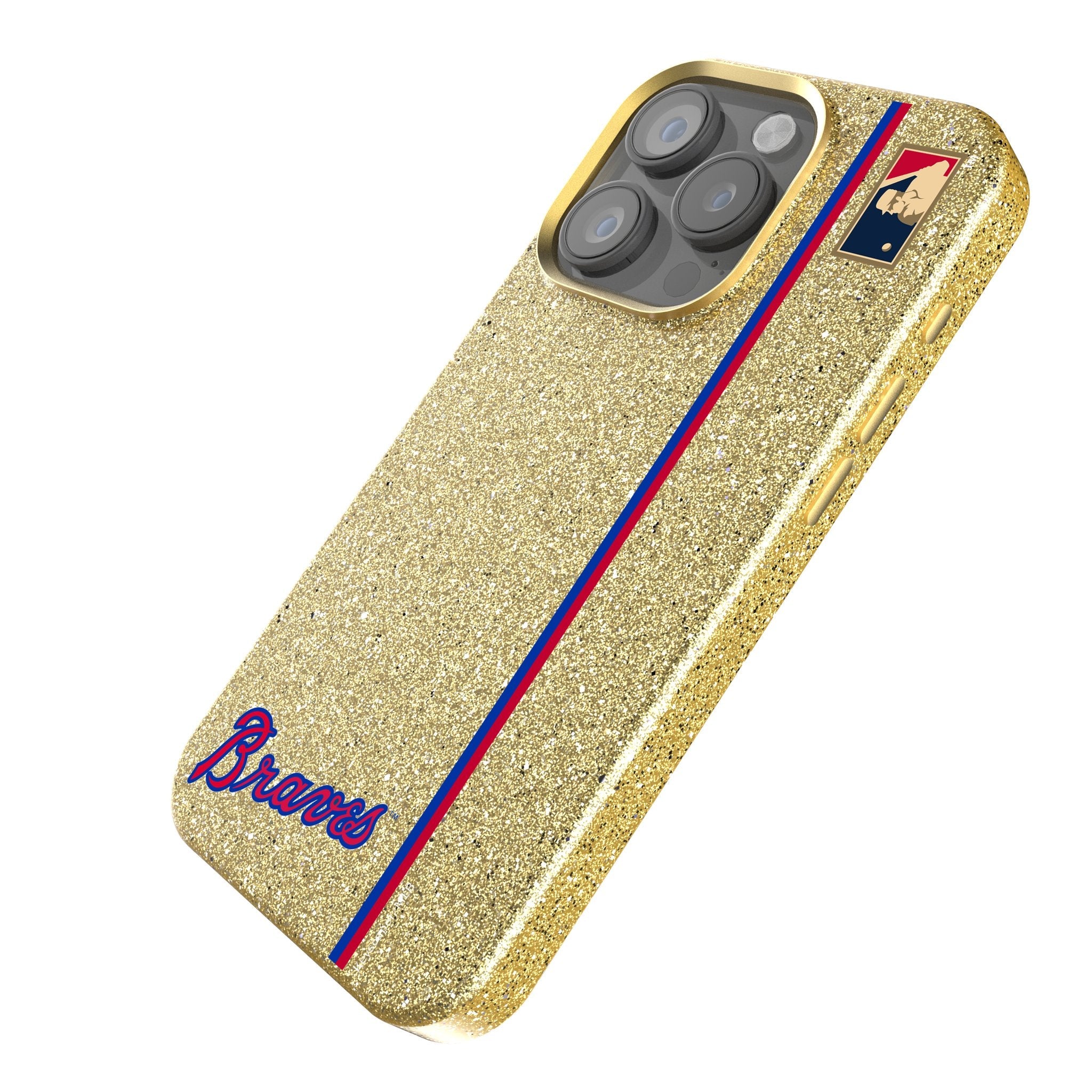 Atlanta Braves Home 2012 - Cooperstown Collection Sidebar Bling Phone Case - Sports Gifts, Sports Memorabilia, Sports Collectibles, Fan Shop