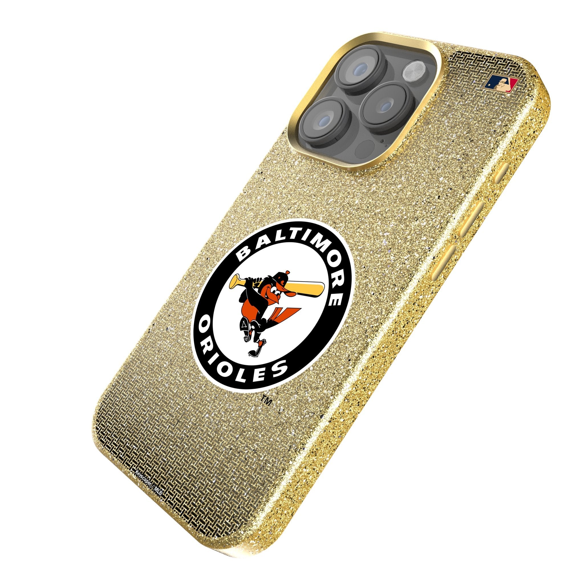 Baltimore Orioles 1966-1969 - Cooperstown Collection Linen Bling Phone Case for Apple iPhone - Sports Gifts, Sports Memorabilia, Sports Collectibles, Fan Shop