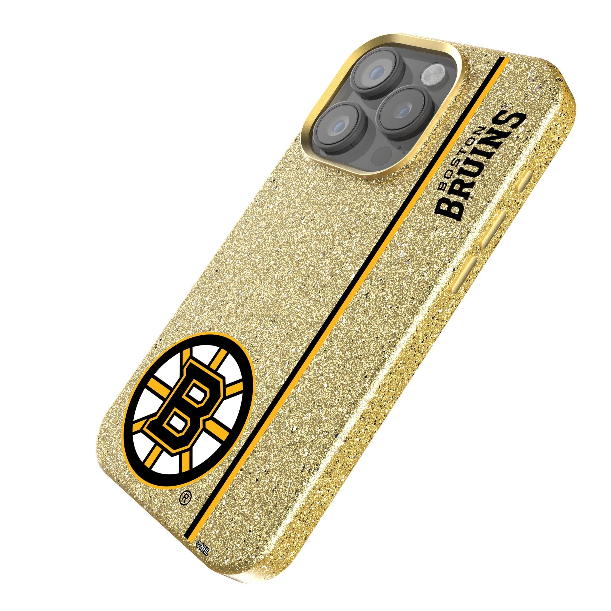 Boston Bruins Sidebar Bling Phone Case - Sports Gifts, Sports Memorabilia, Sports Collectibles, Fan Shop