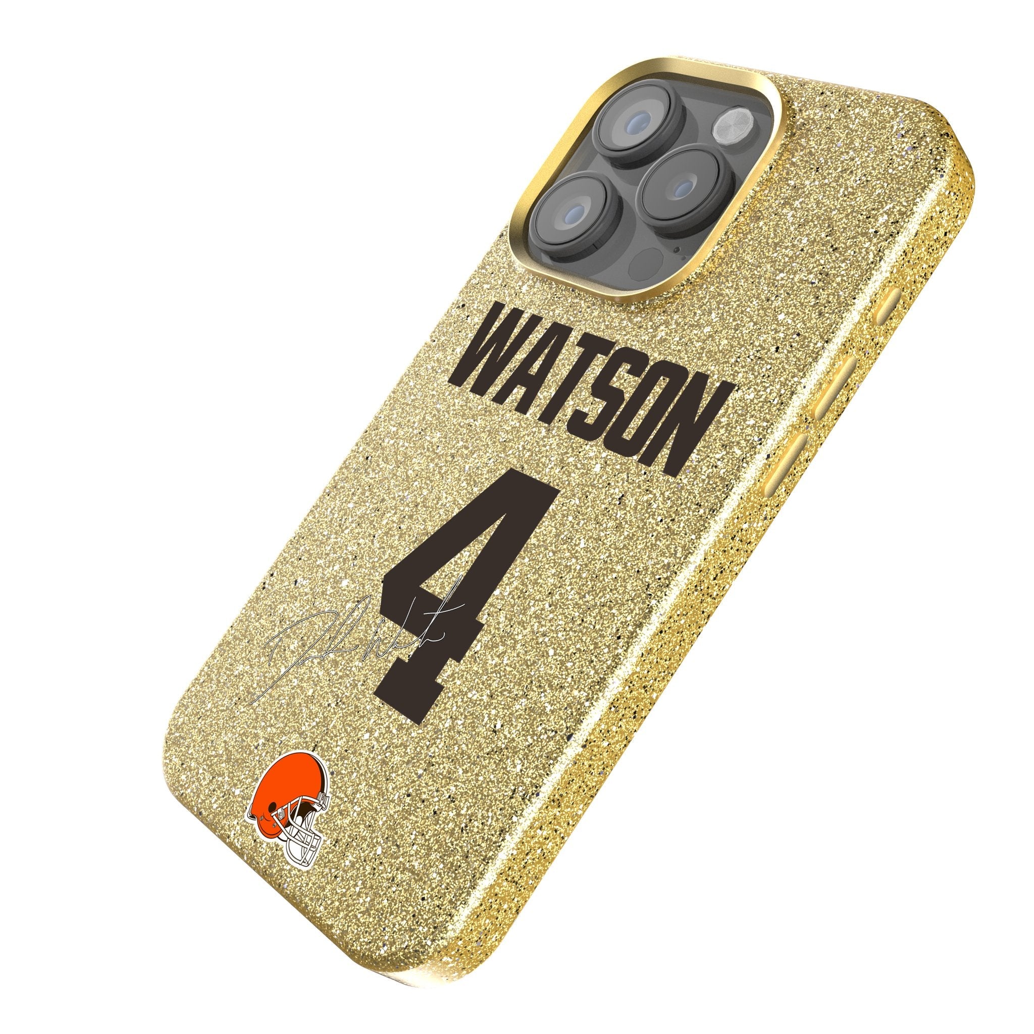 Deshaun Watson Cleveland Browns 4 Ready Bling Phone Case - Sports Gifts, Sports Memorabilia, Sports Collectibles, Fan Shop