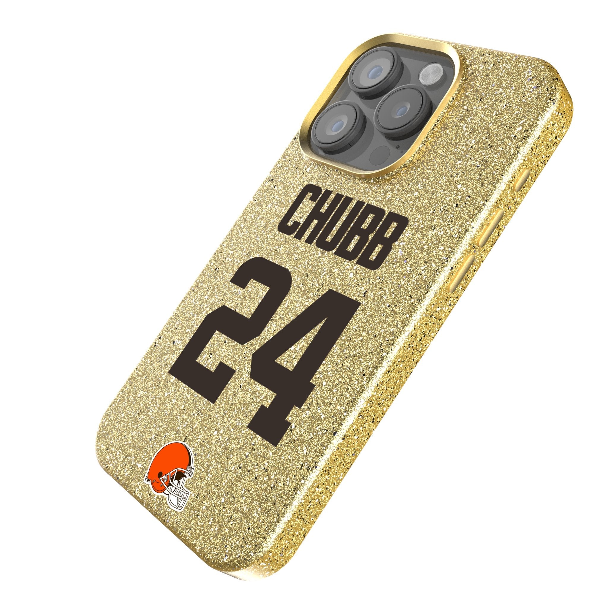 Nick Chubb Cleveland Browns 24 Ready Bling Phone Case - Sports Gifts, Sports Memorabilia, Sports Collectibles, Fan Shop