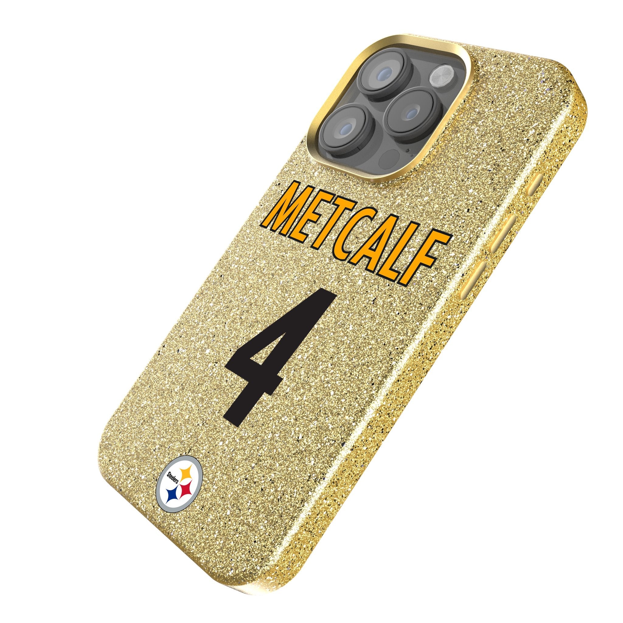 DK Metcalf Pittsburgh Steelers 4 Game Tactic Bling Phone Case for Apple iPhone - Sports Gifts, Sports Memorabilia, Sports Collectibles, Fan Shop