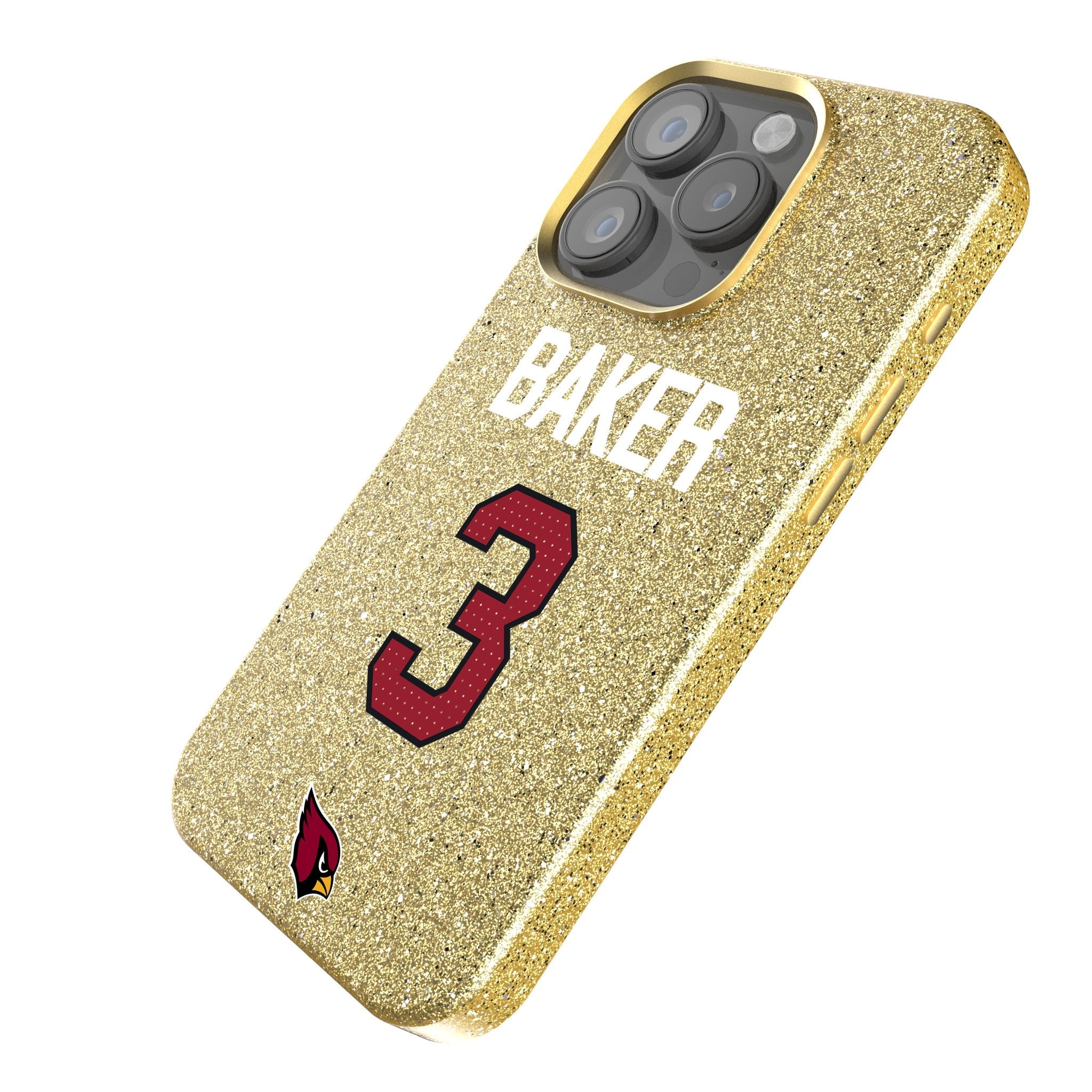 Budda Baker Arizona Cardinals 3 Ready Bling Phone Case - Sports Gifts, Sports Memorabilia, Sports Collectibles, Fan Shop
