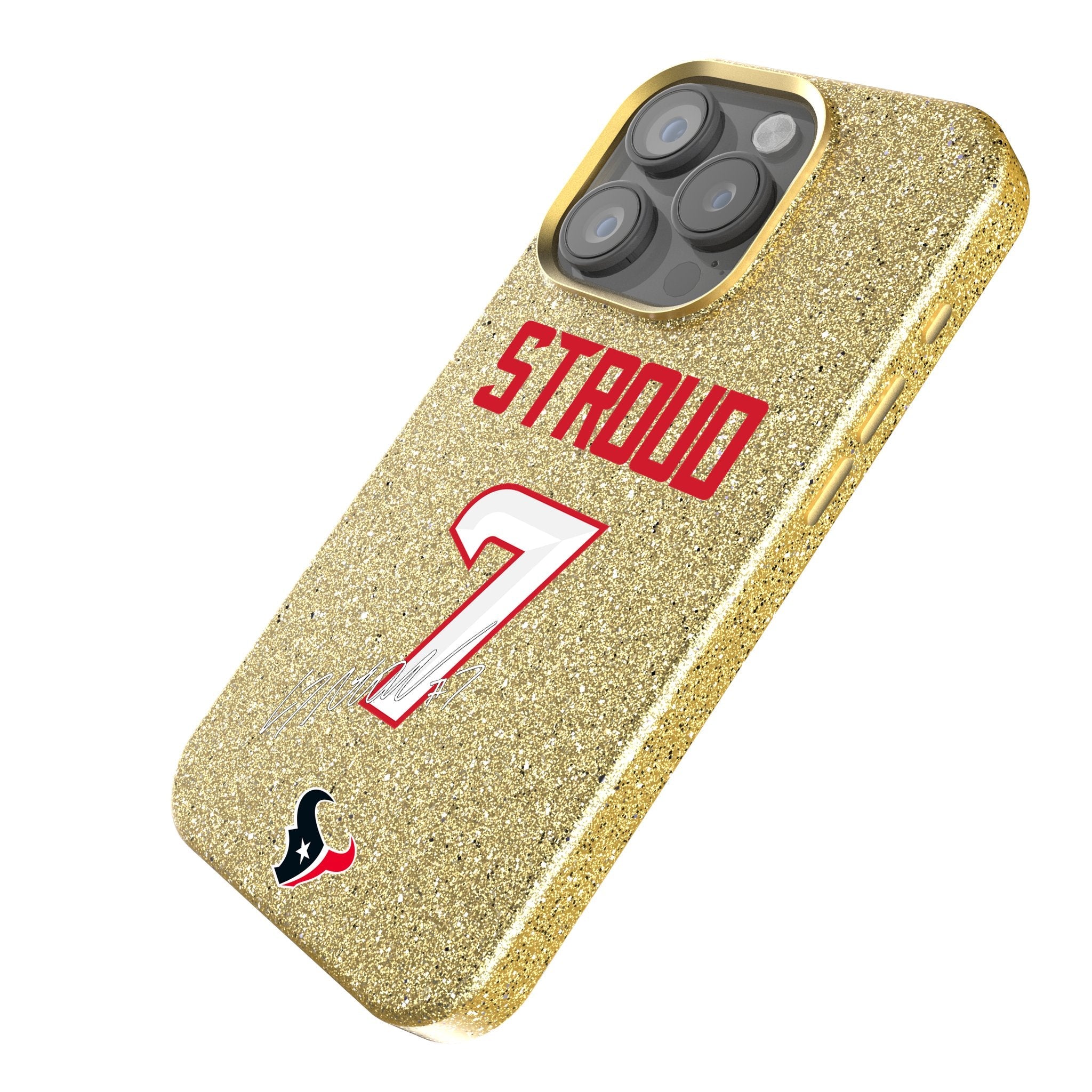 C.J. Stroud Houston Texans 7 Ready Bling Phone Case - Sports Gifts, Sports Memorabilia, Sports Collectibles, Fan Shop