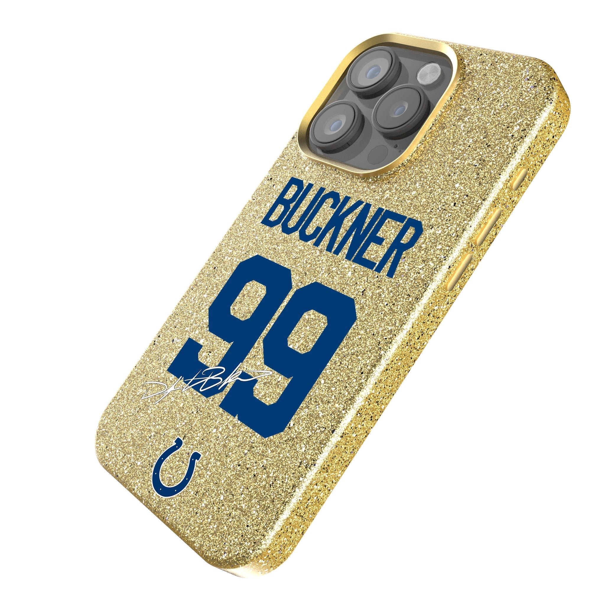 DeForest Buckner Indianapolis Colts 99 Ready Bling Phone Case - Sports Gifts, Sports Memorabilia, Sports Collectibles, Fan Shop