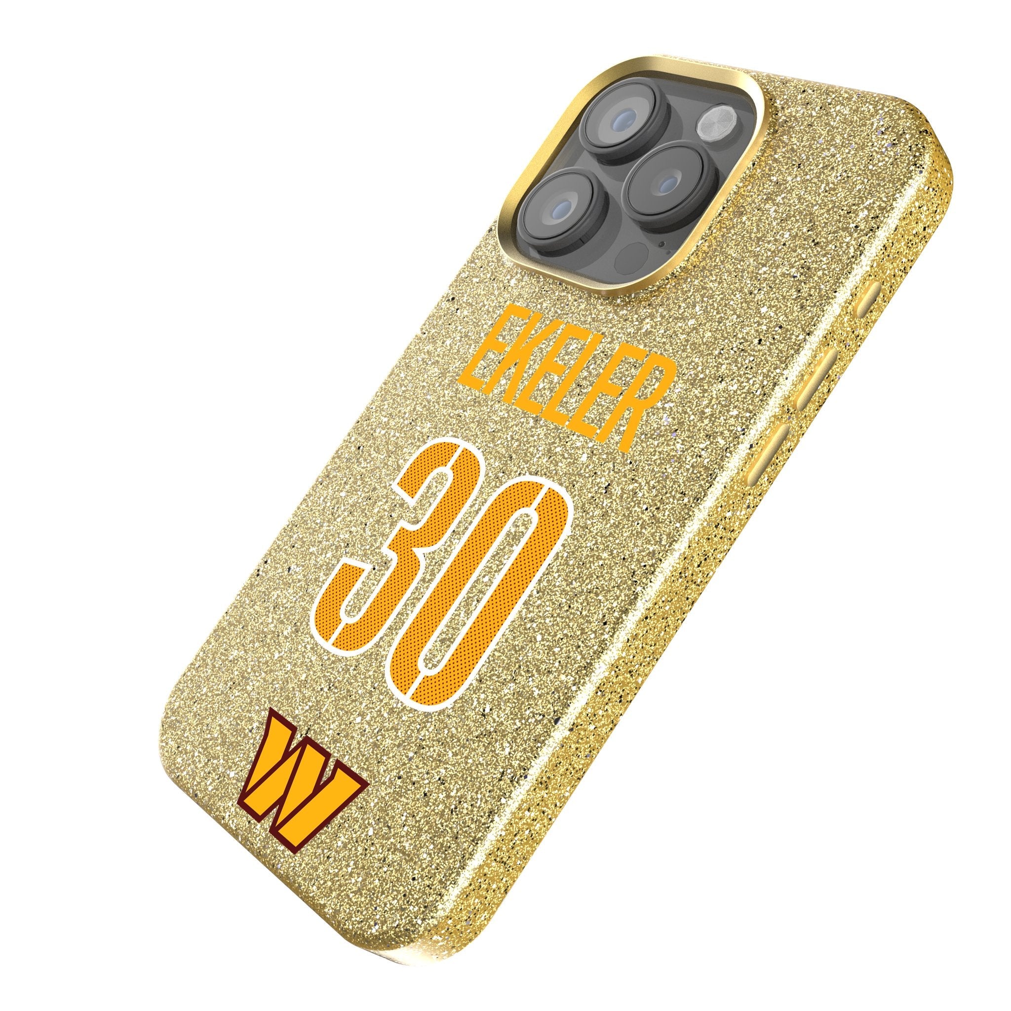 Austin Ekeler Washington Commanders 30 Ready Bling Phone Case - Sports Gifts, Sports Memorabilia, Sports Collectibles, Fan Shop