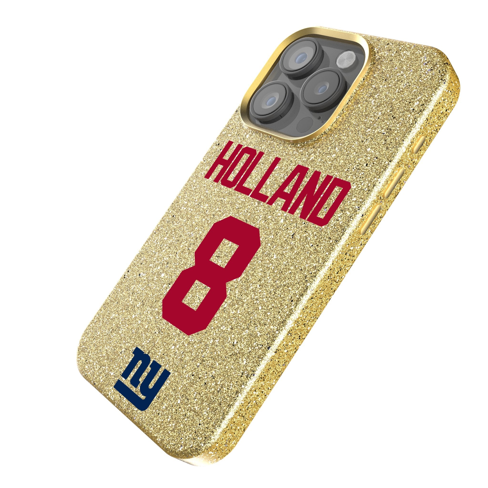 Jevon Holland New York Giants 8 Game Tactic Bling Phone Case for Apple iPhone - Sports Gifts, Sports Memorabilia, Sports Collectibles, Fan Shop