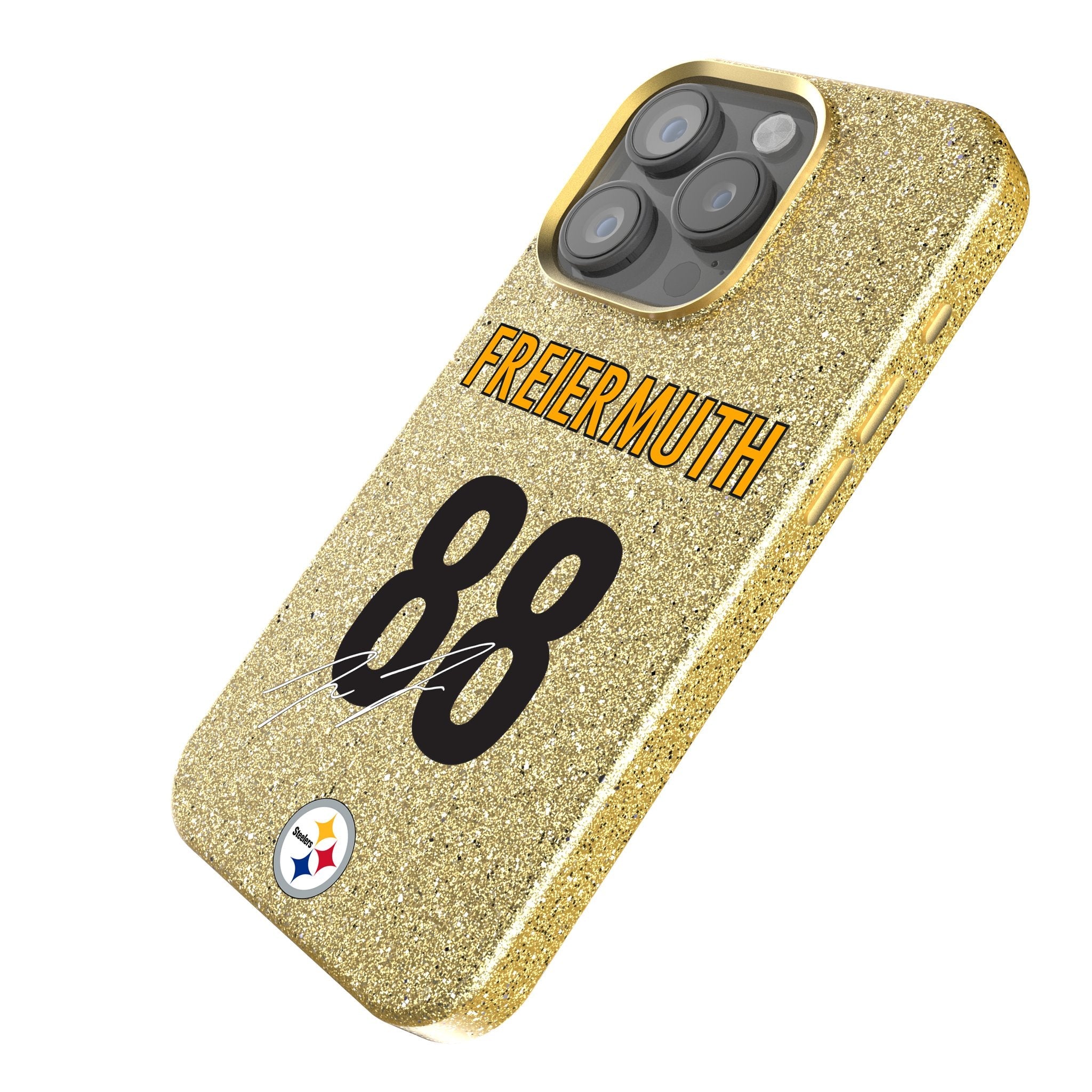 Pat Freiermuth Pittsburgh Steelers 88 Ready Bling Phone Case - Sports Gifts, Sports Memorabilia, Sports Collectibles, Fan Shop
