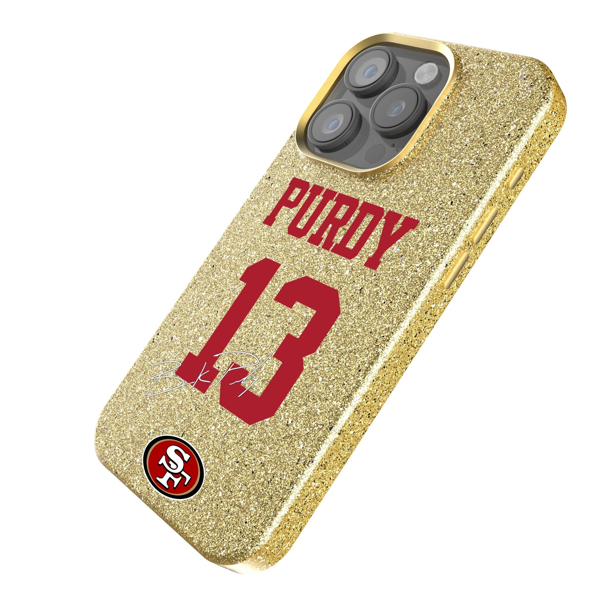 Brock Purdy San Francisco 49ers 13 Ready Bling Phone Case - Sports Gifts, Sports Memorabilia, Sports Collectibles, Fan Shop