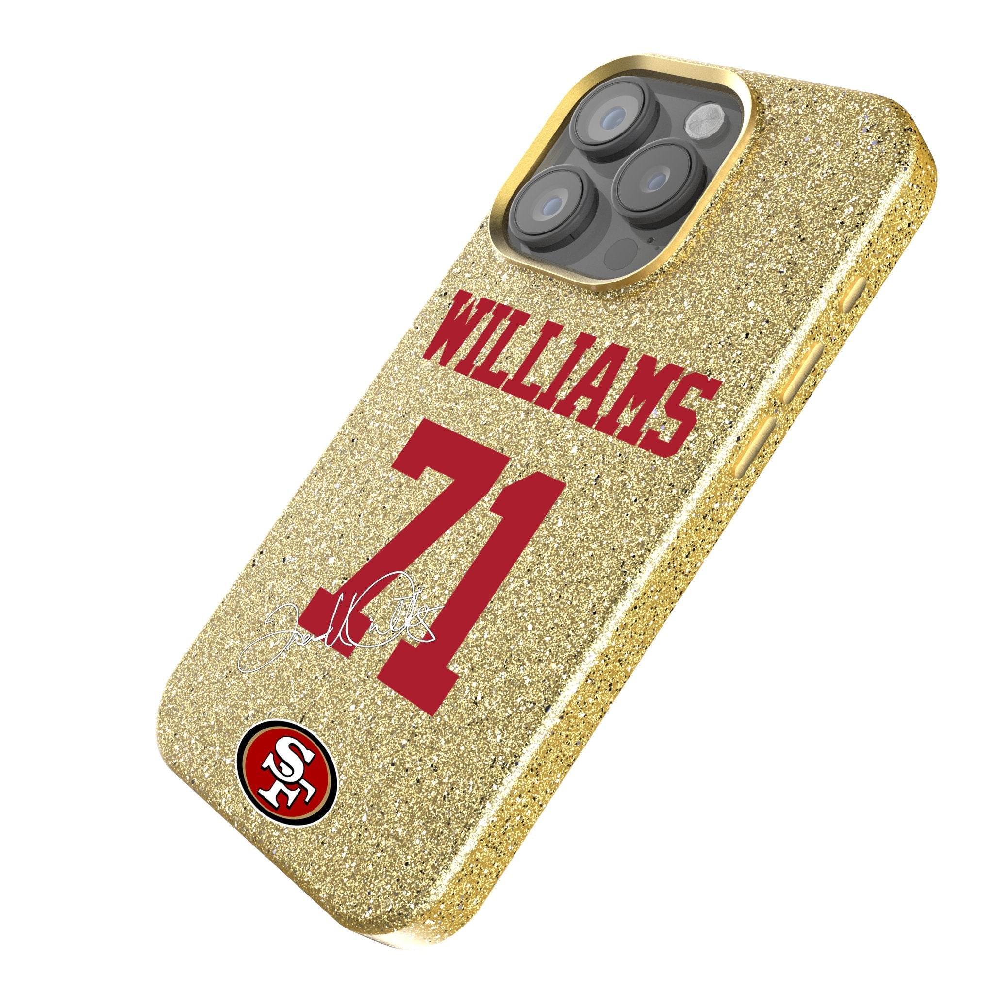 Trent Williams San Francisco 49ers 71 Ready Bling Phone Case - Sports Gifts, Sports Memorabilia, Sports Collectibles, Fan Shop