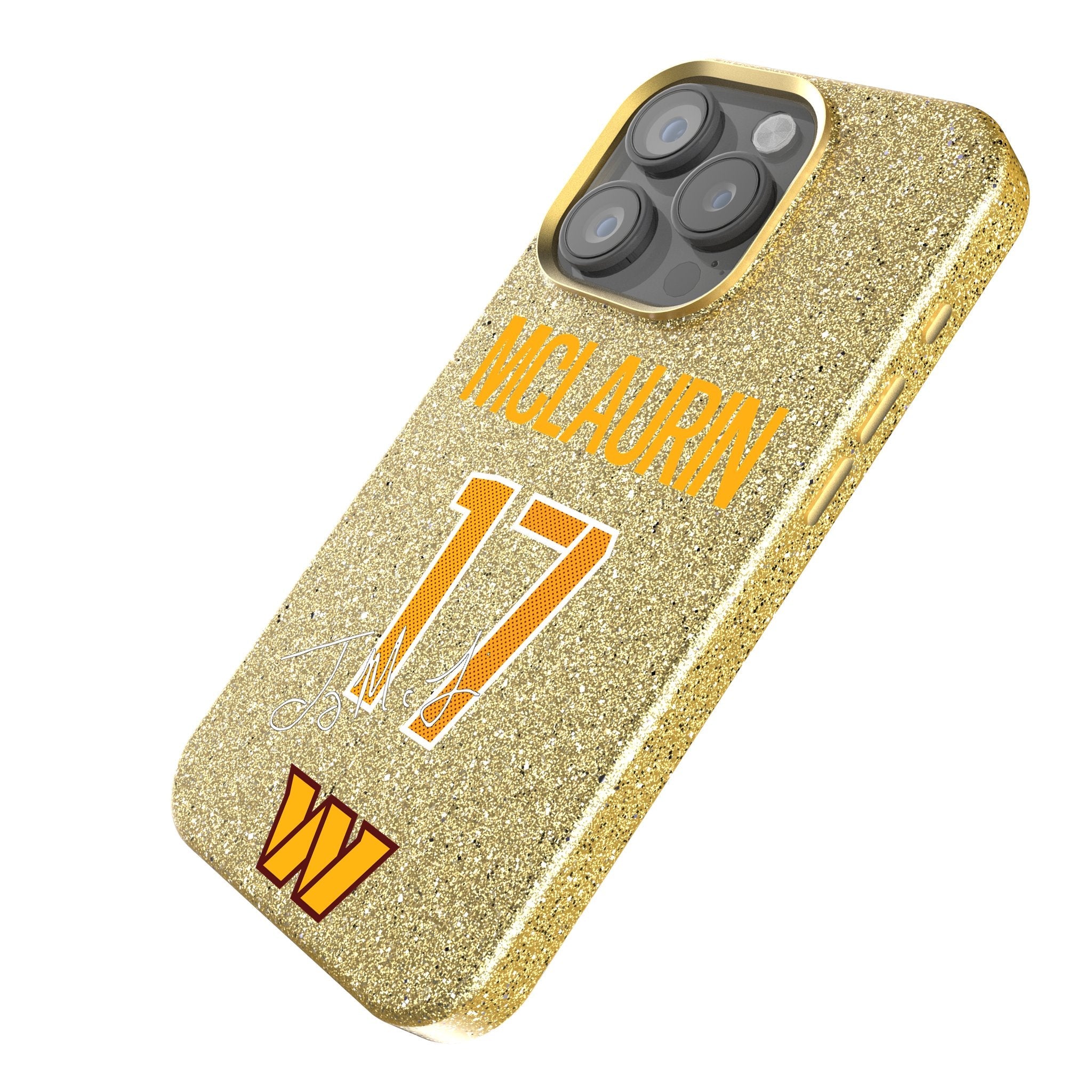Terry McLaurin Washington Commanders 17 Ready Bling Phone Case - Sports Gifts, Sports Memorabilia, Sports Collectibles, Fan Shop