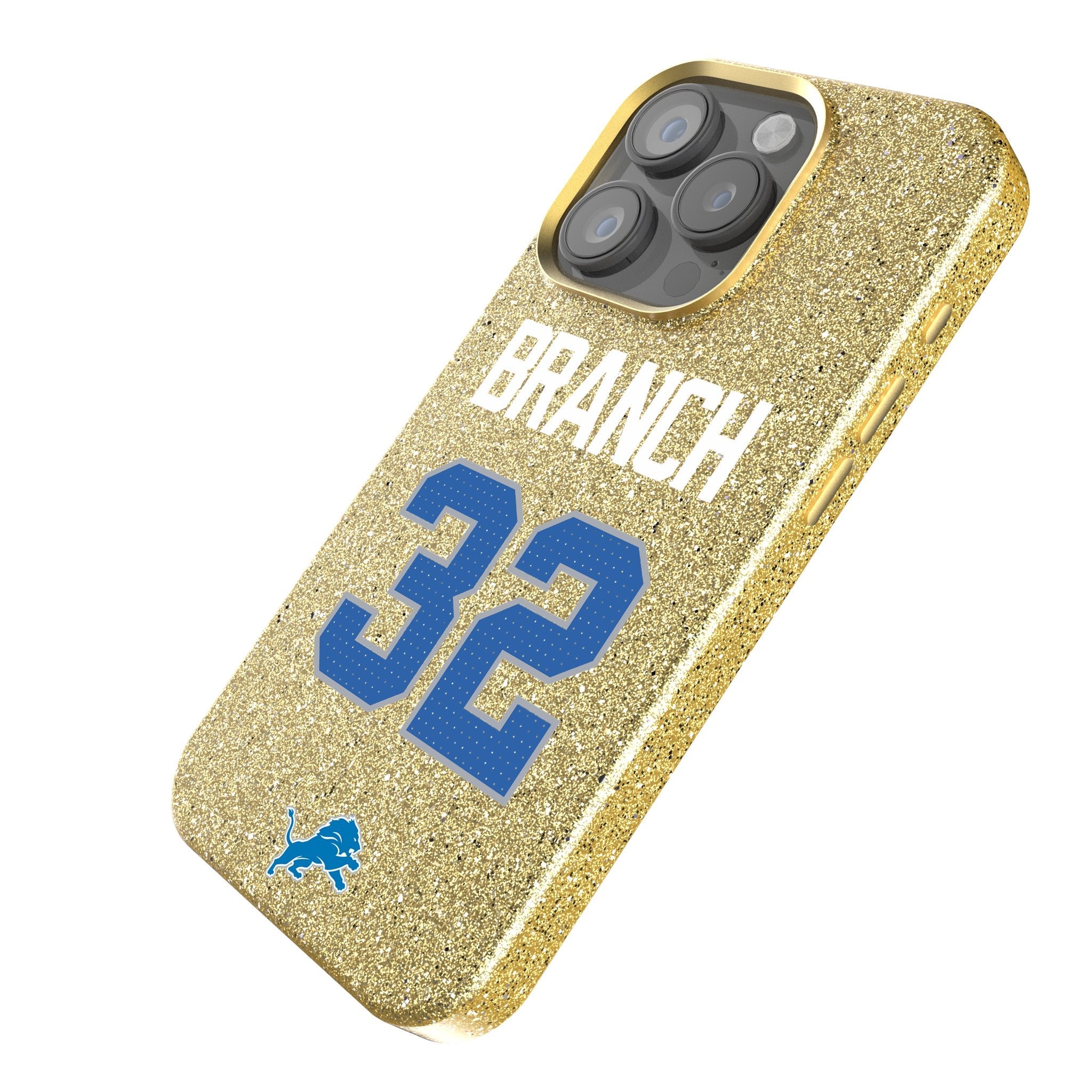 Brian Branch Detroit Lions 32 Ready Bling Phone Case - Sports Gifts, Sports Memorabilia, Sports Collectibles, Fan Shop
