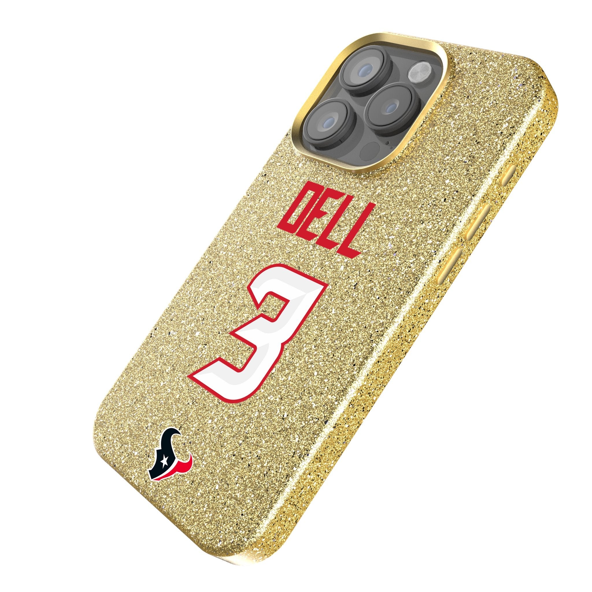 Tank Dell Houston Texans 3 Ready Bling Phone Case - Sports Gifts, Sports Memorabilia, Sports Collectibles, Fan Shop