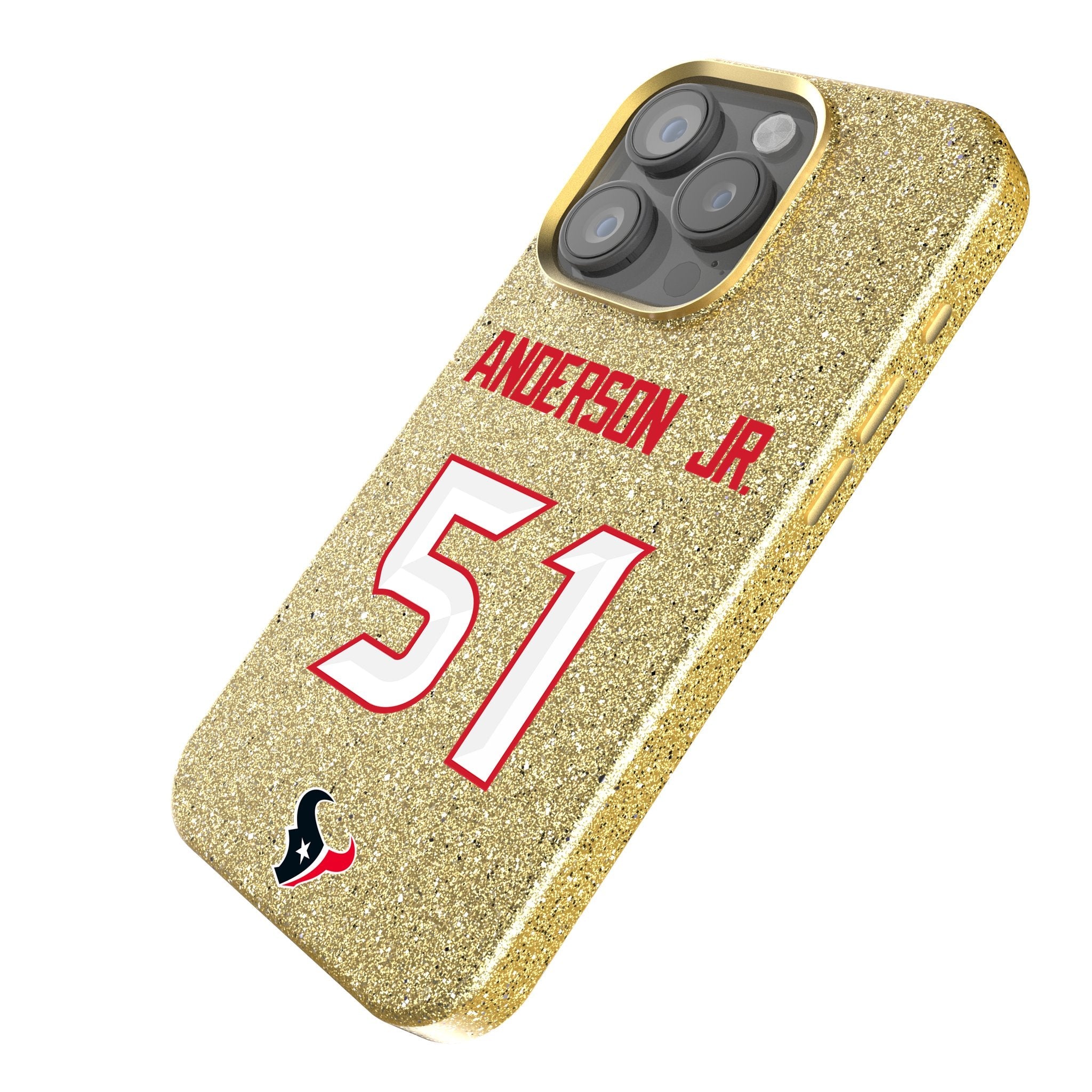 Will Anderson Jr. Houston Texans 51 Ready Bling Phone Case - Sports Gifts, Sports Memorabilia, Sports Collectibles, Fan Shop