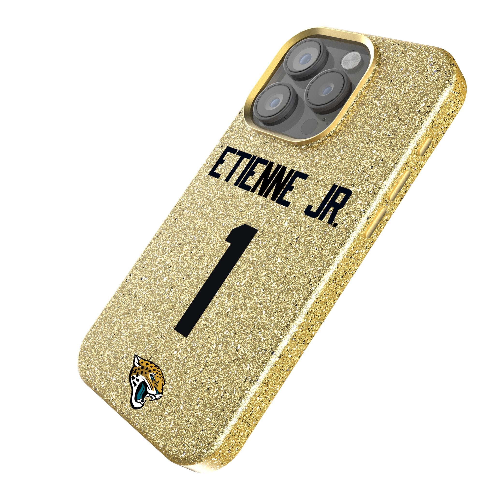 Travis Etienne Jr. Jacksonville Jaguars 1 Ready Bling Phone Case - Sports Gifts, Sports Memorabilia, Sports Collectibles, Fan Shop