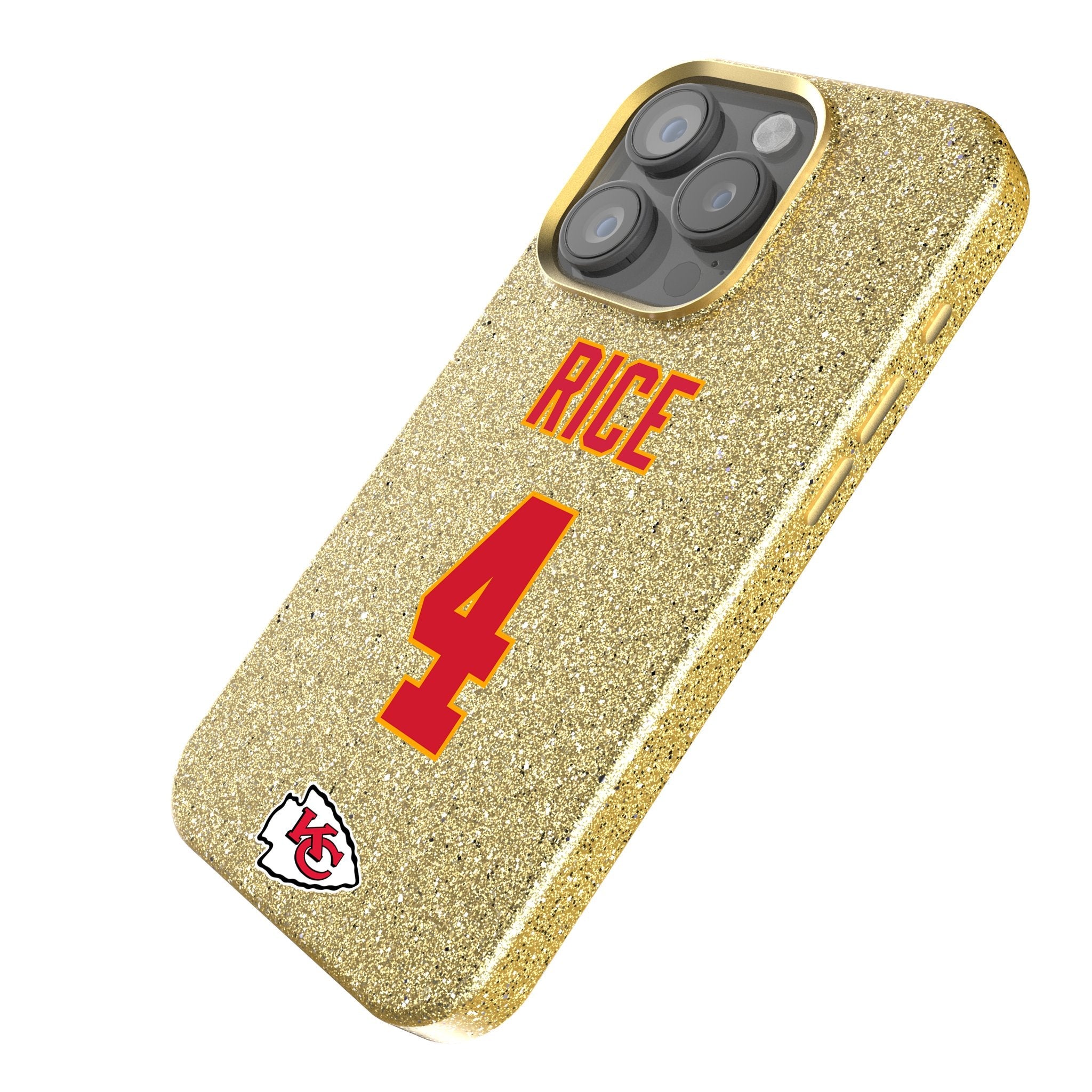 Rashee Rice Kansas City Chiefs 4 Ready Bling Phone Case - Sports Gifts, Sports Memorabilia, Sports Collectibles, Fan Shop