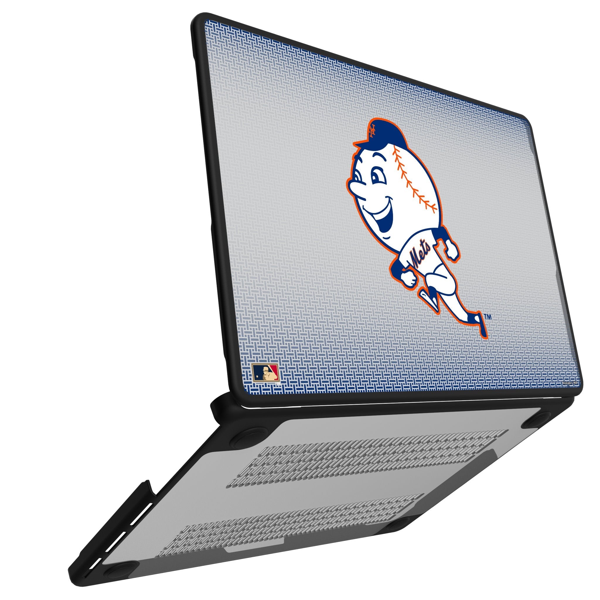 New York Mets 2014 - Cooperstown Collection Linen Laptop Case for Apple MacBook - Sports Gifts, Sports Memorabilia, Sports Collectibles, Fan Shop