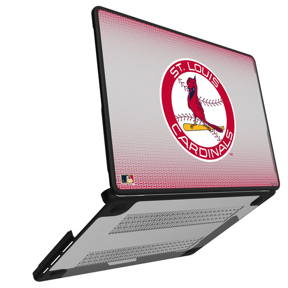 St Louis Cardinals 1966-1997 - Cooperstown Collection Linen Laptop Case for Apple MacBook - Sports Gifts, Sports Memorabilia, Sports Collectibles, Fan Shop