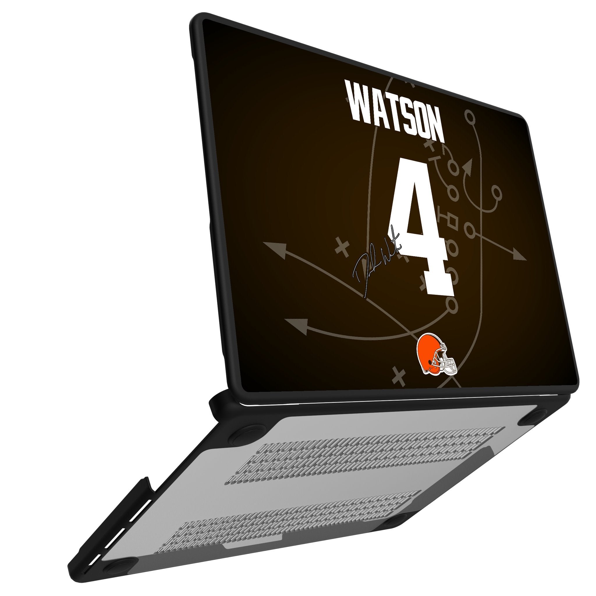 Deshaun Watson Cleveland Browns 4 Game Tactic Laptop Case for Apple MacBook - Sports Gifts, Sports Memorabilia, Sports Collectibles, Fan Shop