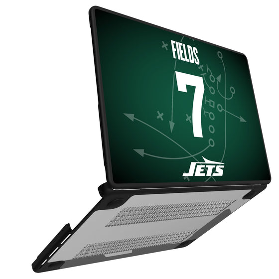 Justin Fields New York Jets 7 Game Tactic Laptop Case for Apple MacBook - Sports Gifts, Sports Memorabilia, Sports Collectibles, Fan Shop
